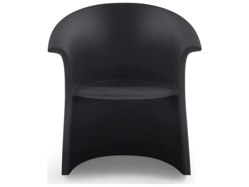 Heller Outdoor Vignelli Dark Grey Polypropylene Lounge Chair