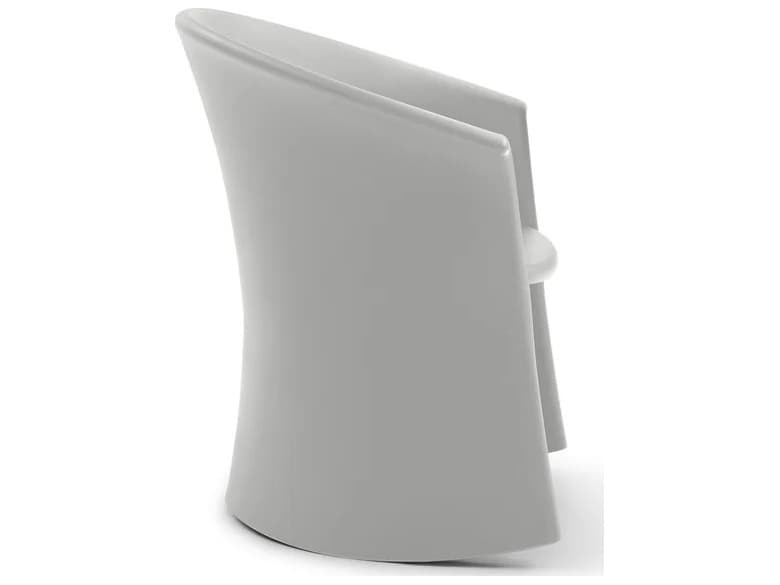 Heller Outdoor Vignelli Light Grey Polypropylene Resin Lounge Chair