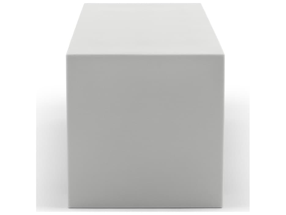 Heller Outdoor Vignelli Small Bench - Light Grey