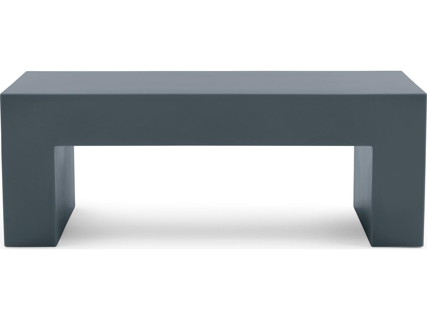Heller Outdoor Vignelli Bench Small 48" - Slate