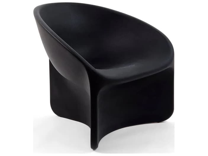 Heller Outdoor Bluff Black Recycled Plastic Dining Chair