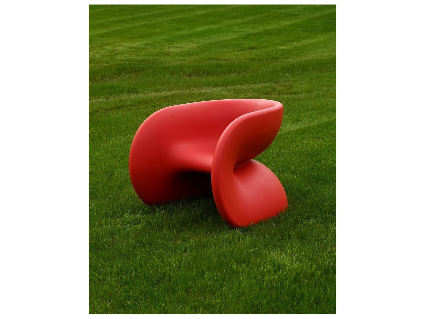 Heller Outdoor Fortune Tomato Recycled Plastic Dining Chair