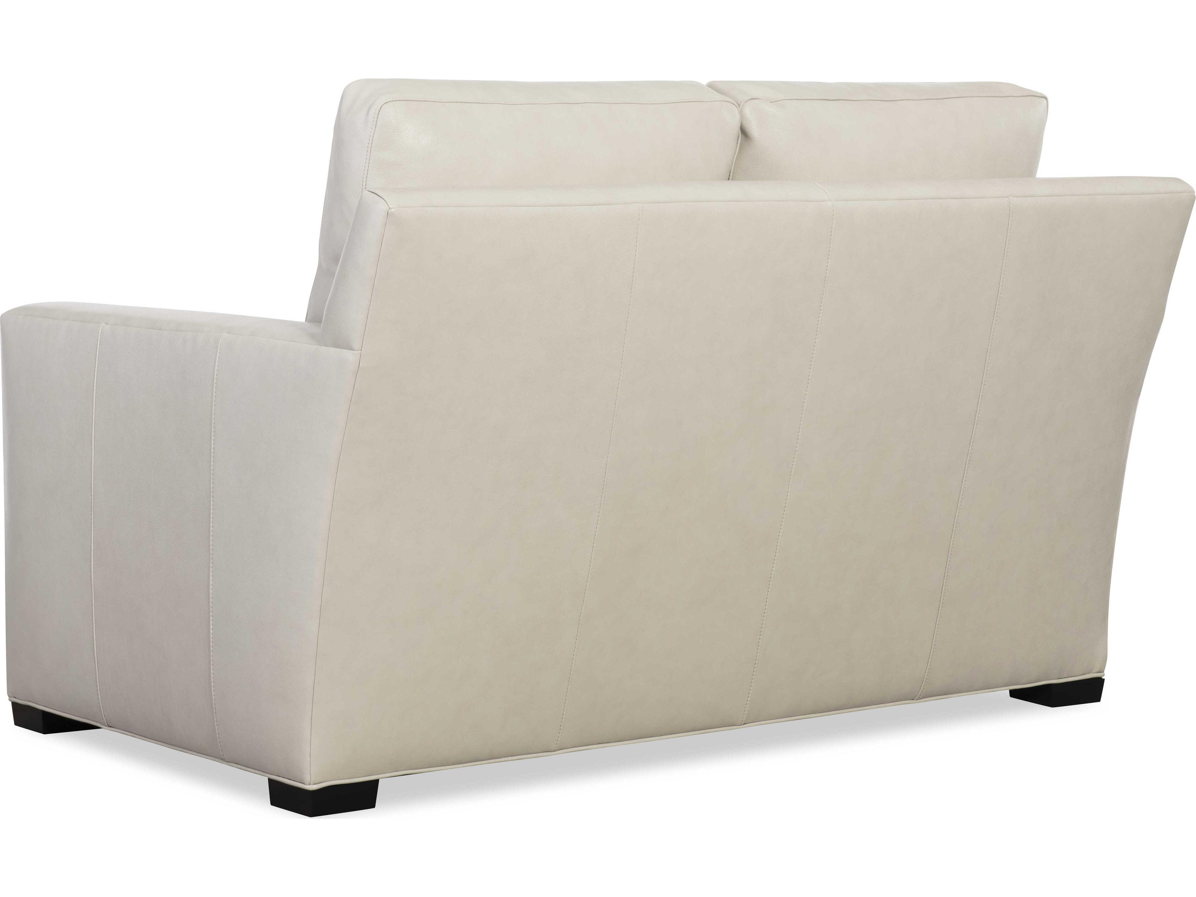 Hancock & Moore H&M Home Lawson Fergus Bisque Leather Loveseat