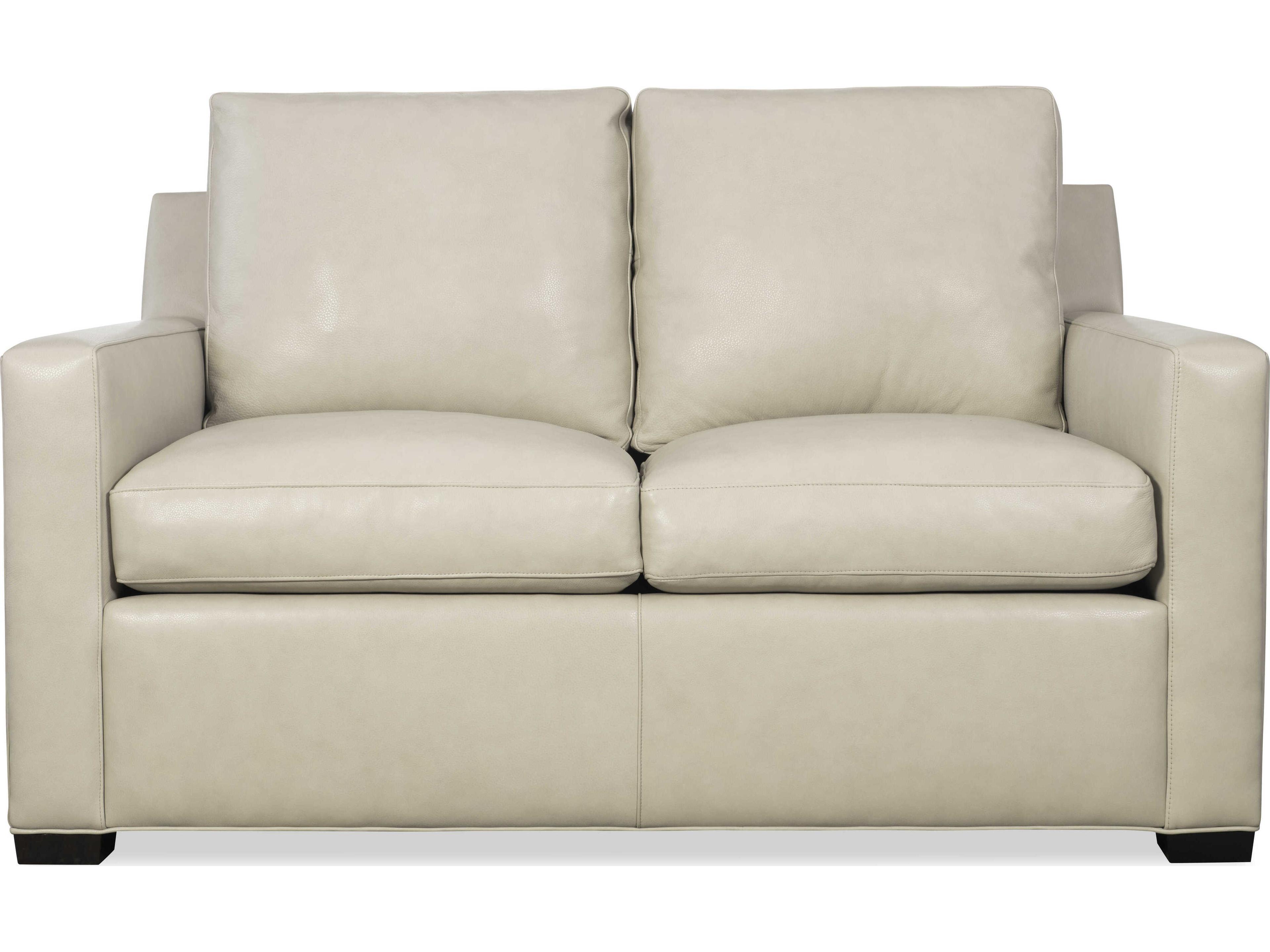 Hancock & Moore H&M Home Lawson Fergus Bisque Leather Loveseat