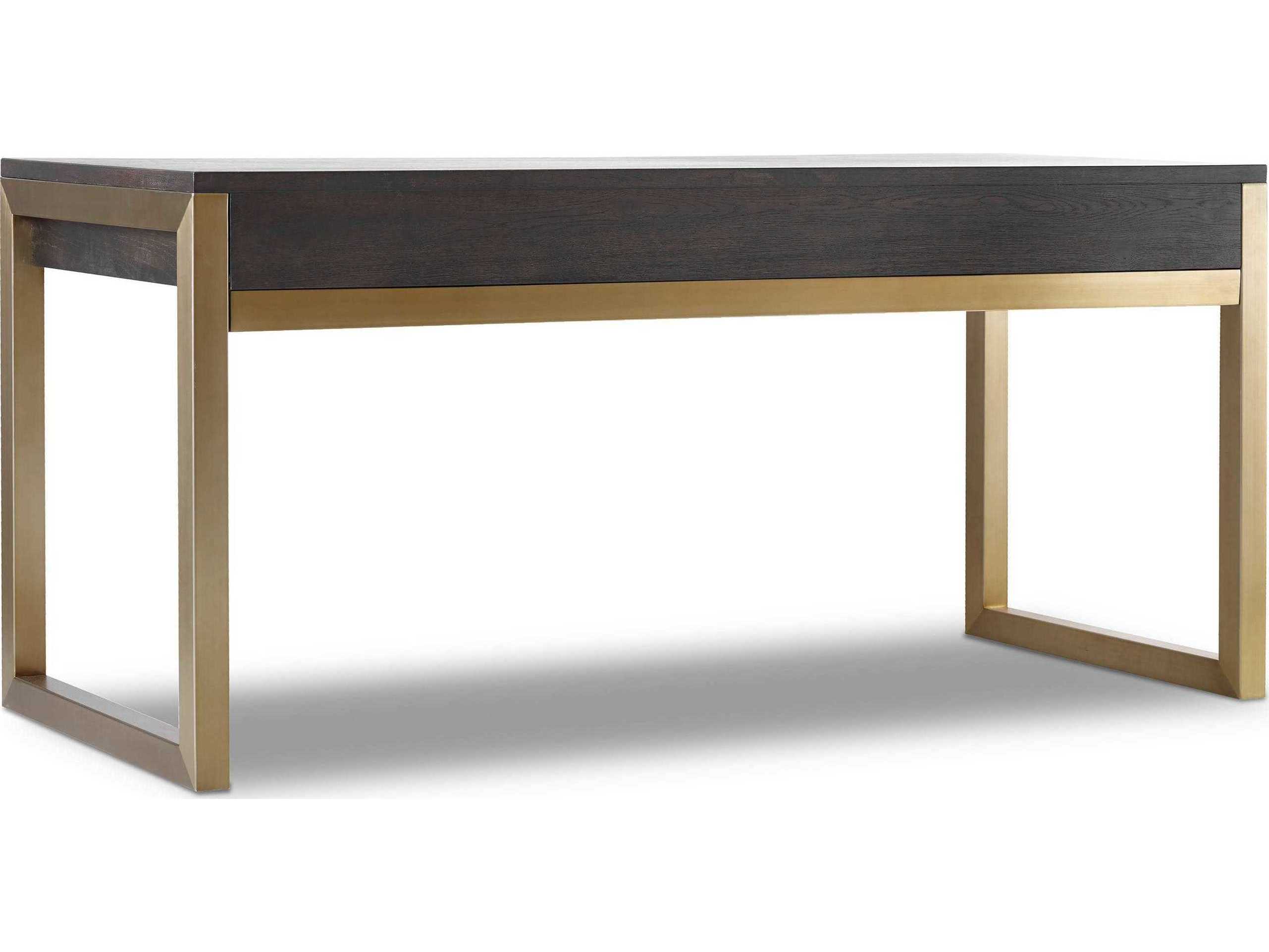 Hooker Furniture Curata Freestanding Midnight Brown Oak Wood Secretary Desk