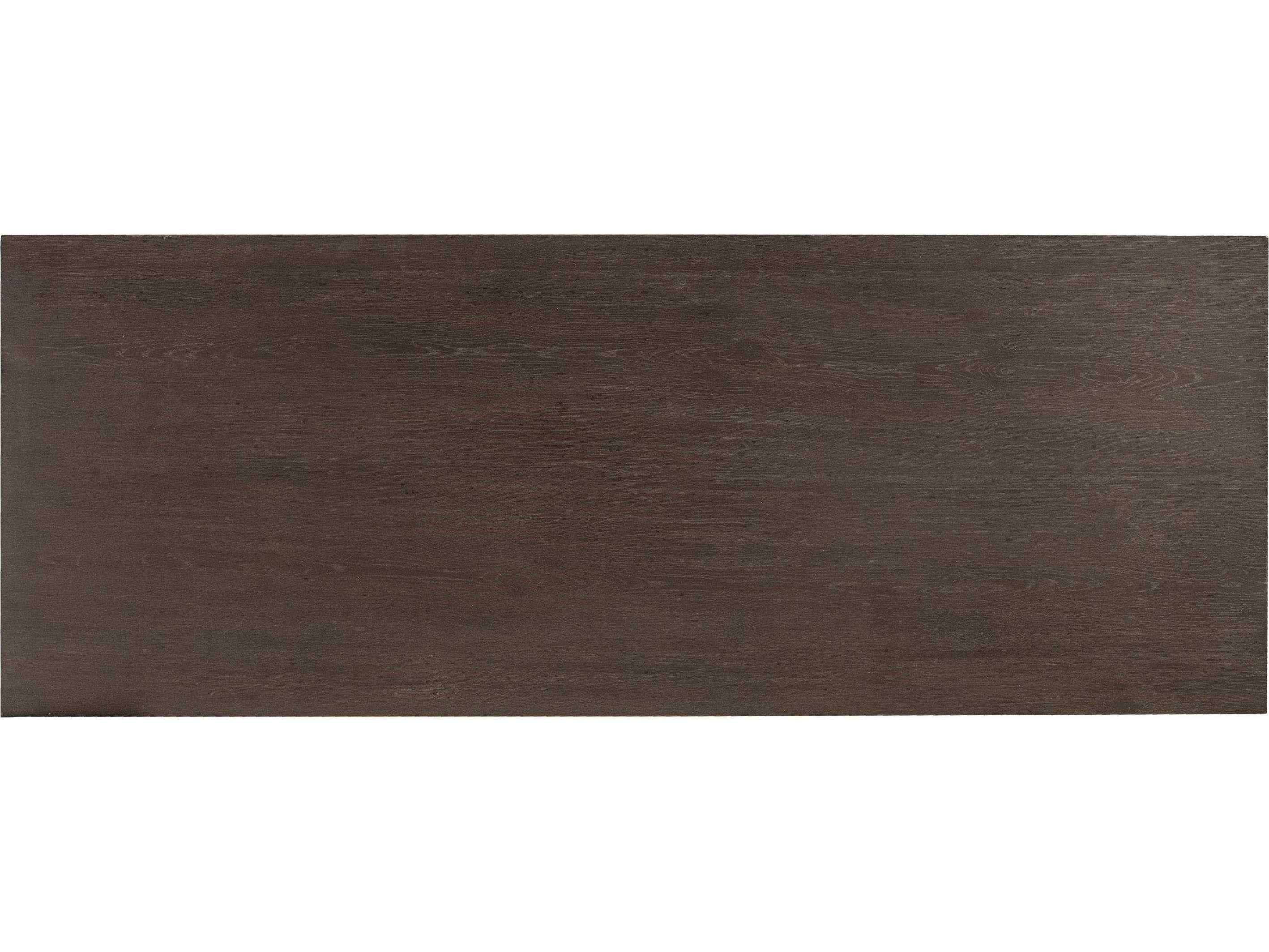 Hooker Furniture Curata Freestanding Midnight Brown Oak Wood Secretary Desk