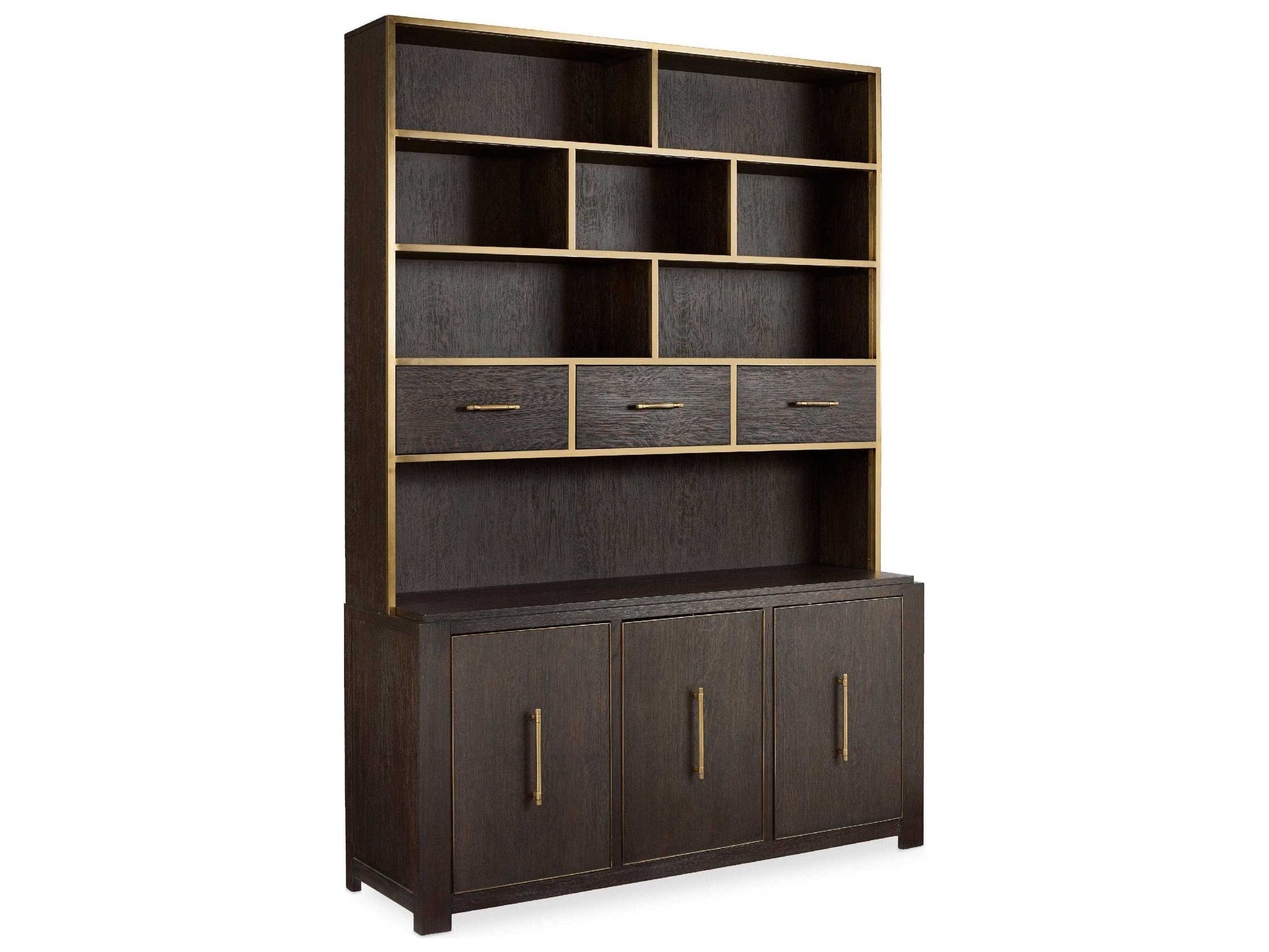 Hooker Furniture Curata 64" Oak Wood Midnight Credenza Sideboard