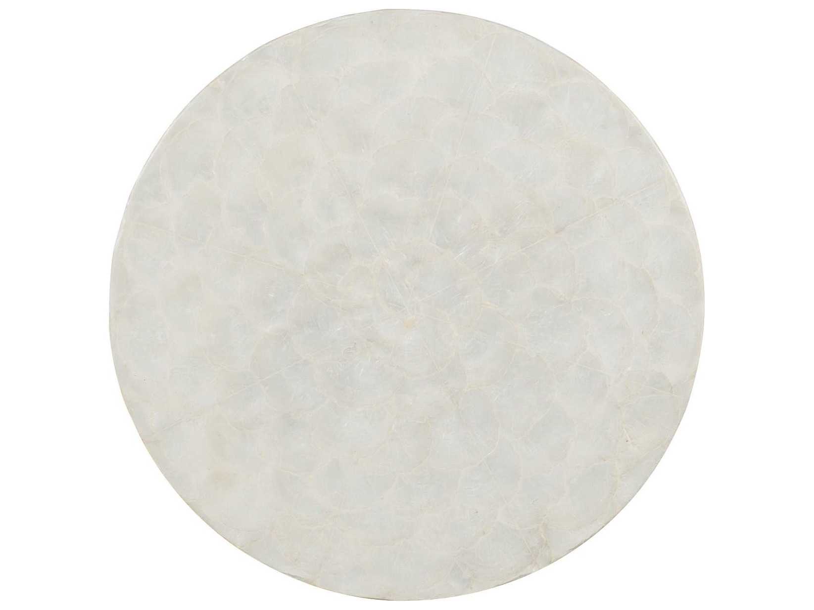 Hooker Furniture American Life - Amani Round Capiz Shell Buff Almond End Table