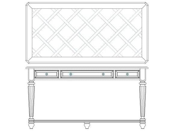 Hooker Furniture Brookhaven Distressed Clear Cherry Wood Hardwood Writing Desk