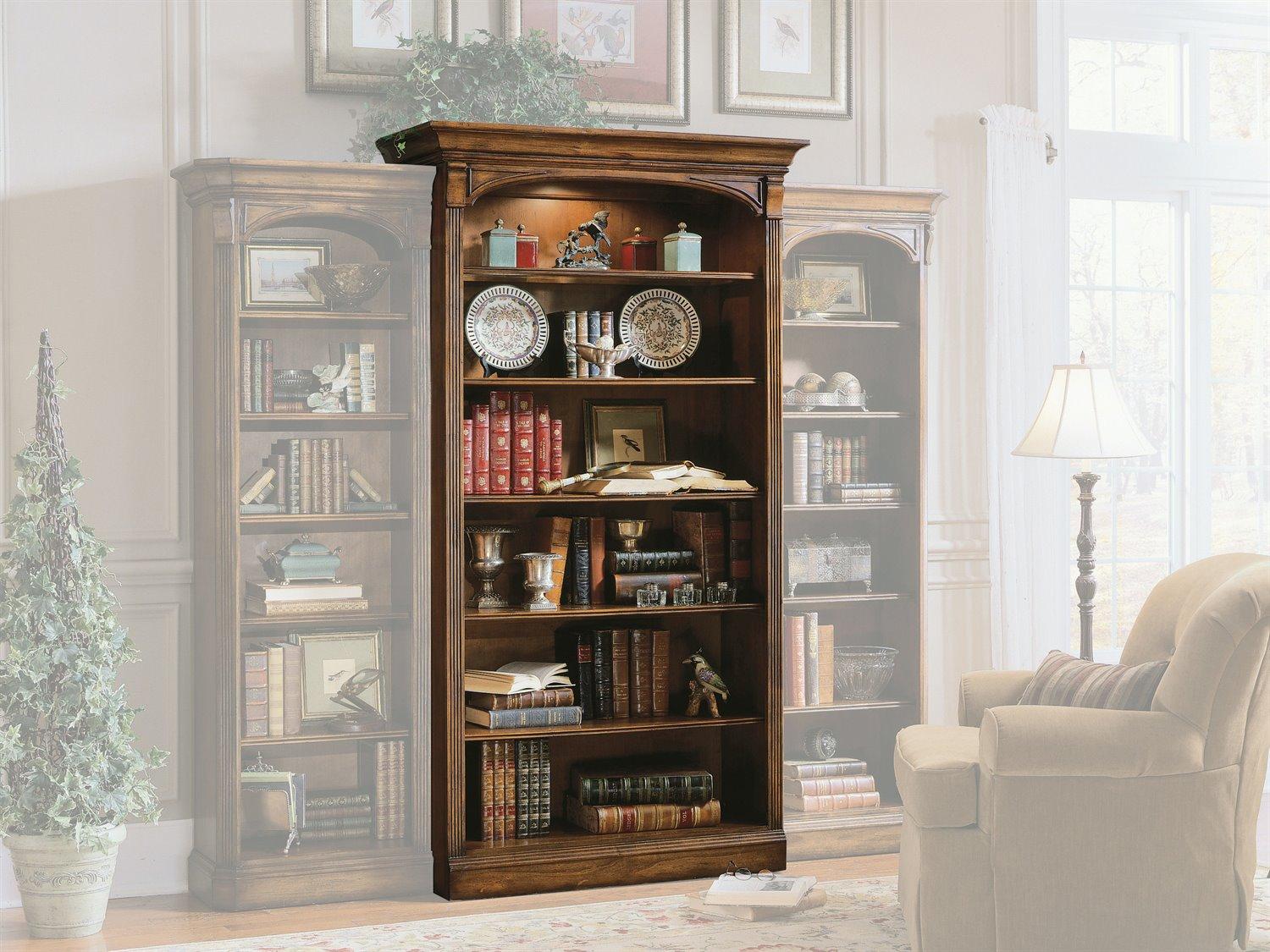 Luxecor Heritage Distressed Clear Cherry Wood Bookcase