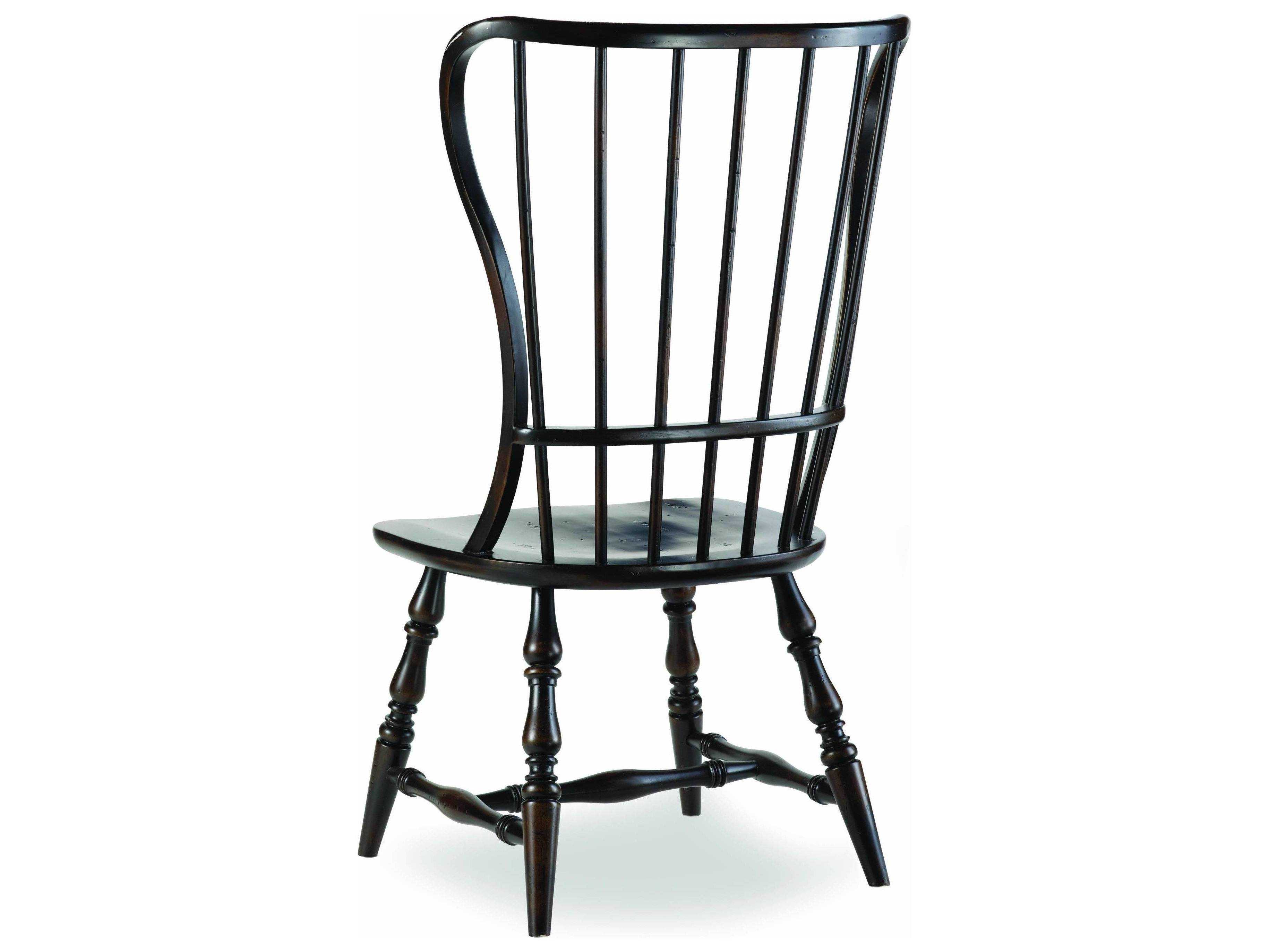 Hooker Furniture Sanctuary Hardwood Black Side Dining Chair