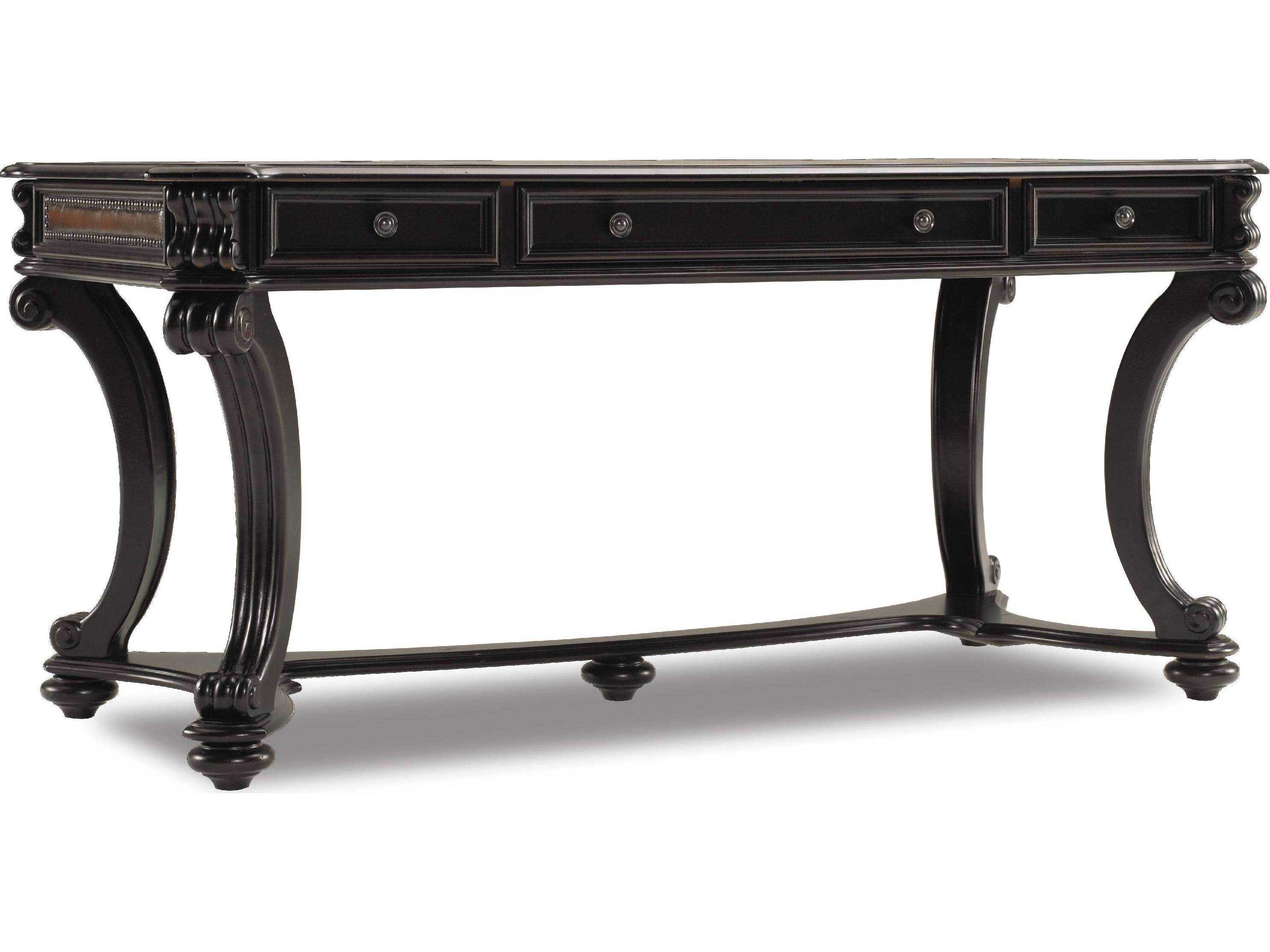 Luxecor Heritage Black Hardwood Writing Desk
