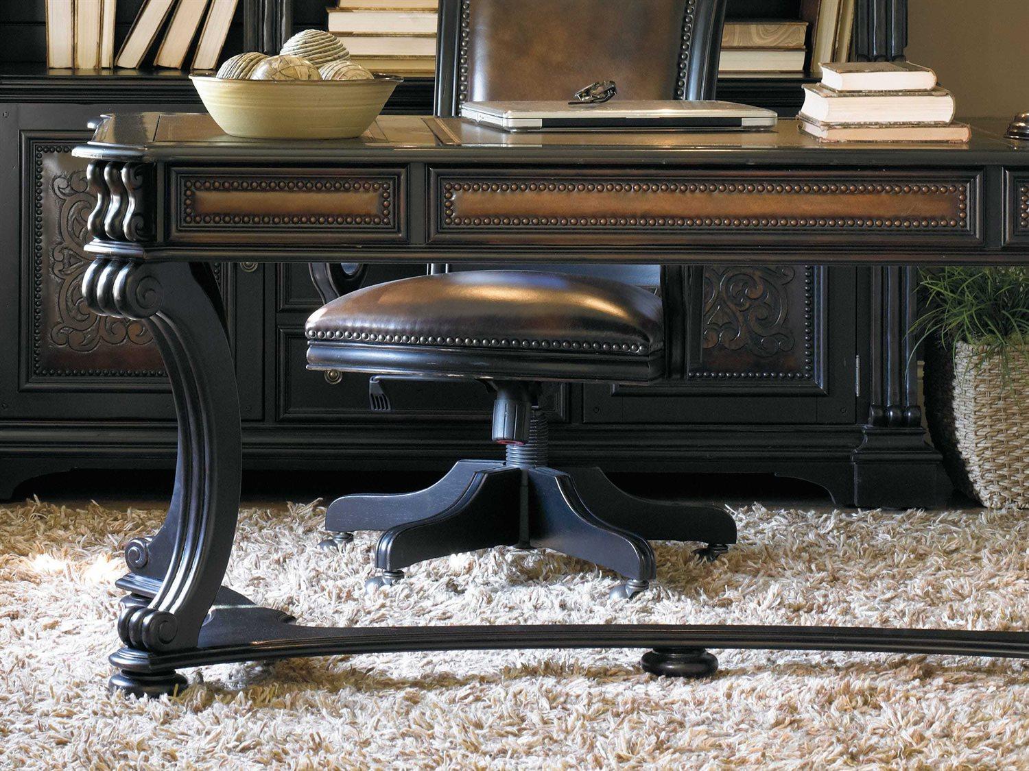 Luxecor Heritage Black Hardwood Writing Desk