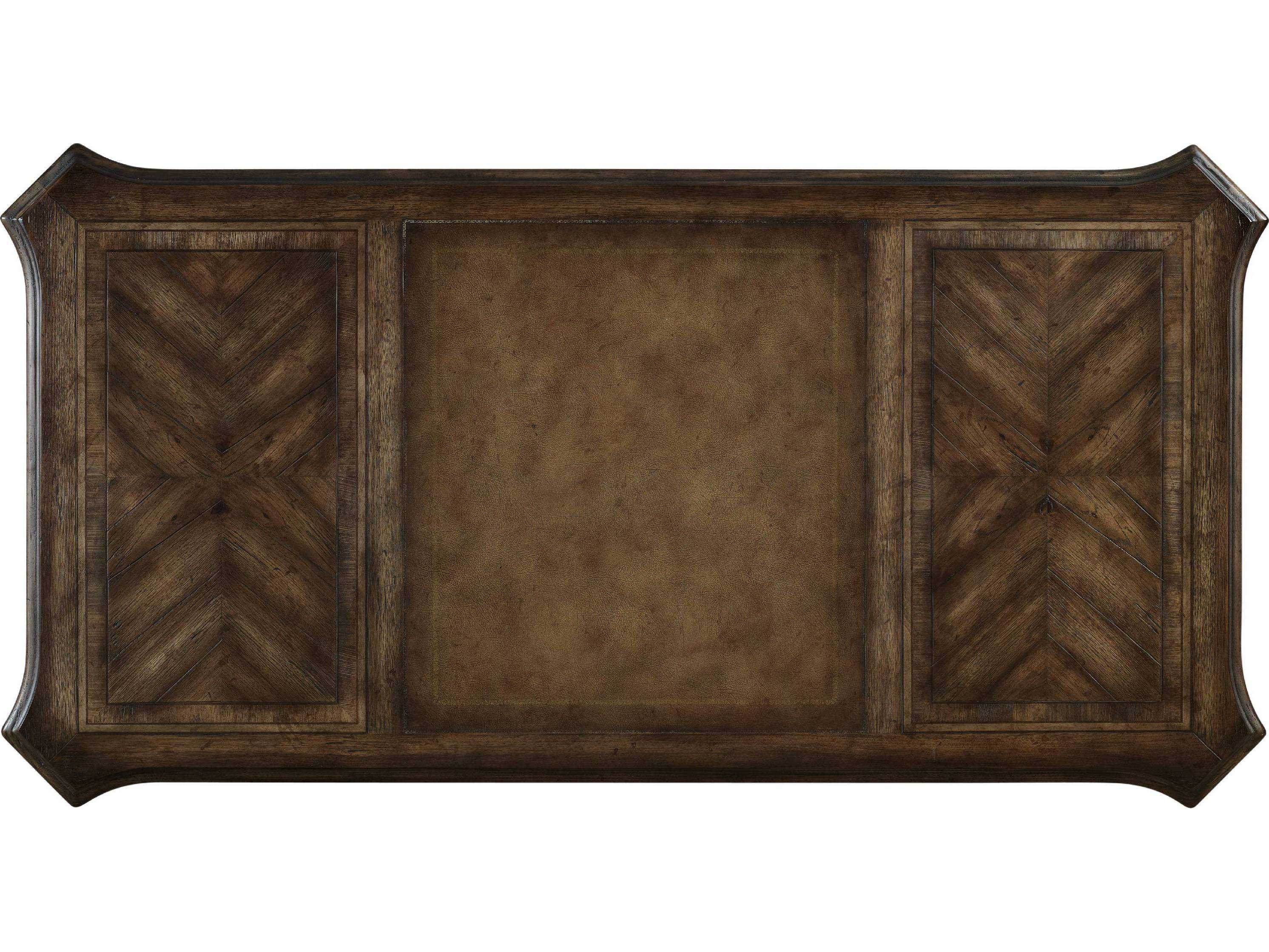 Hooker Furniture Rhapsody Walnut Ed Rustic Wood Brown Ash Executive Desk