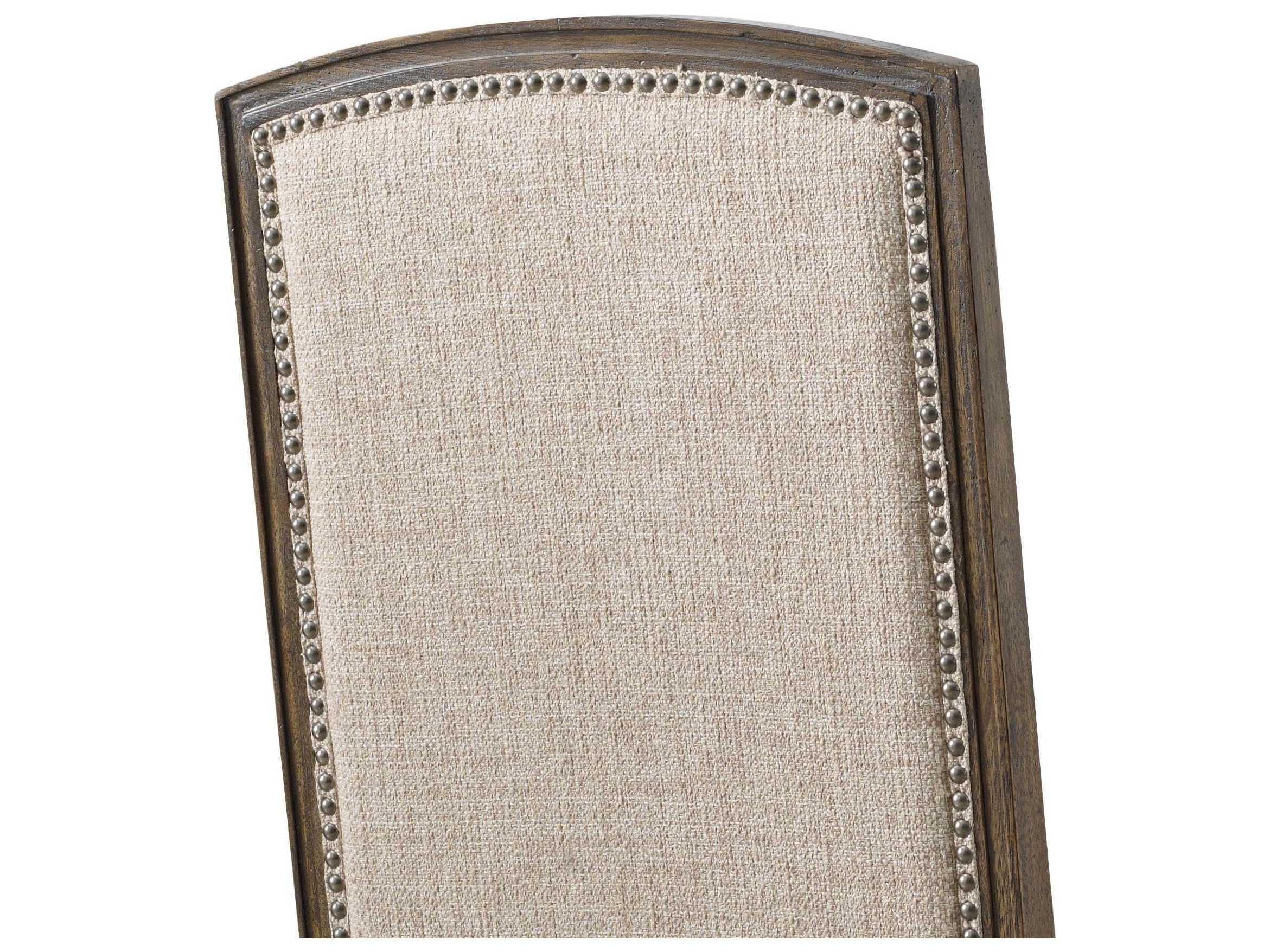 Hooker Furniture Rhapsody Hardwood Brown Upholstered Side Dining Chair