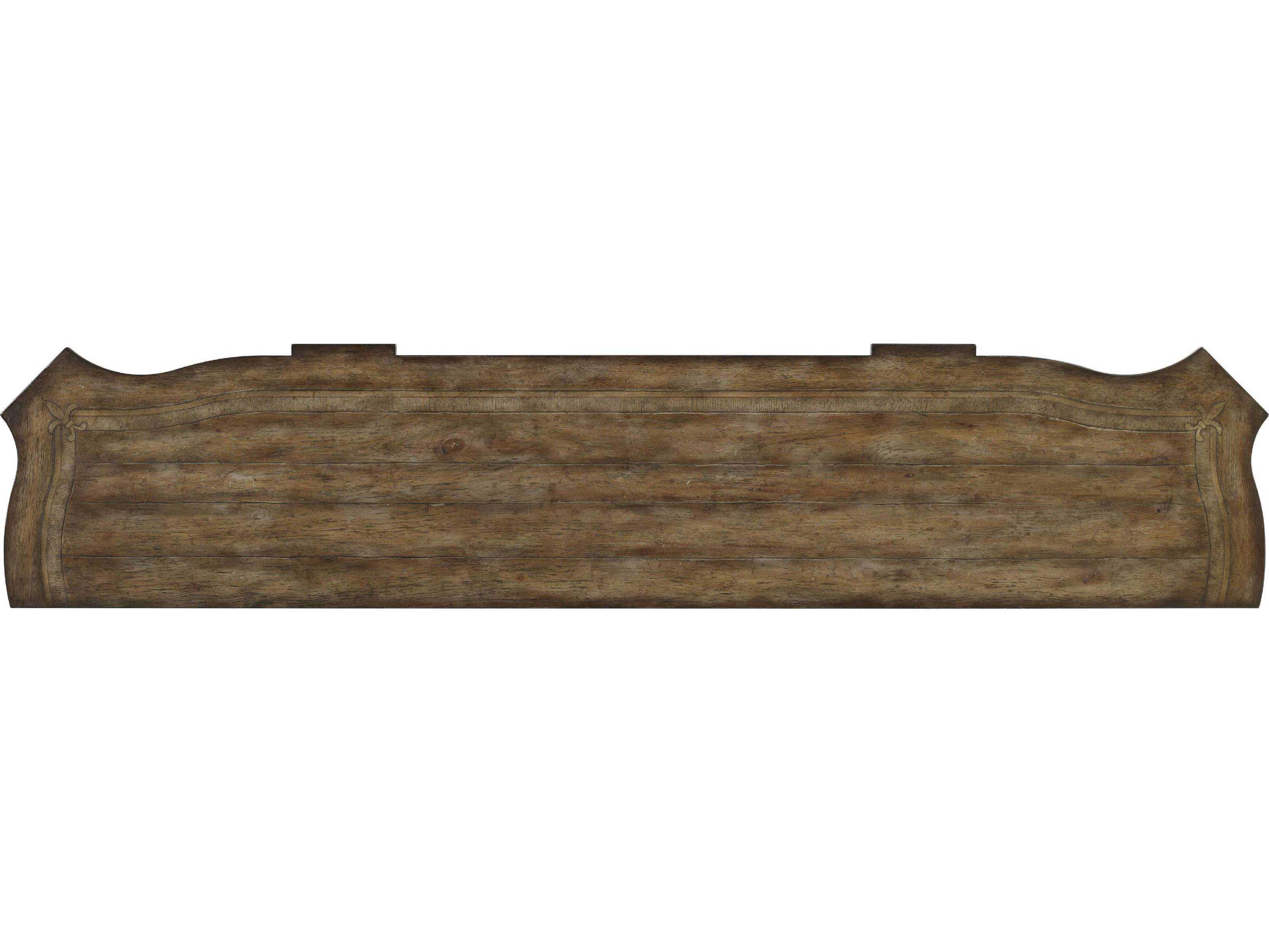 Hooker Furniture Rhapsody 96" Ash Wood Walnut Colored Rustic Finish Credenza Sideboard