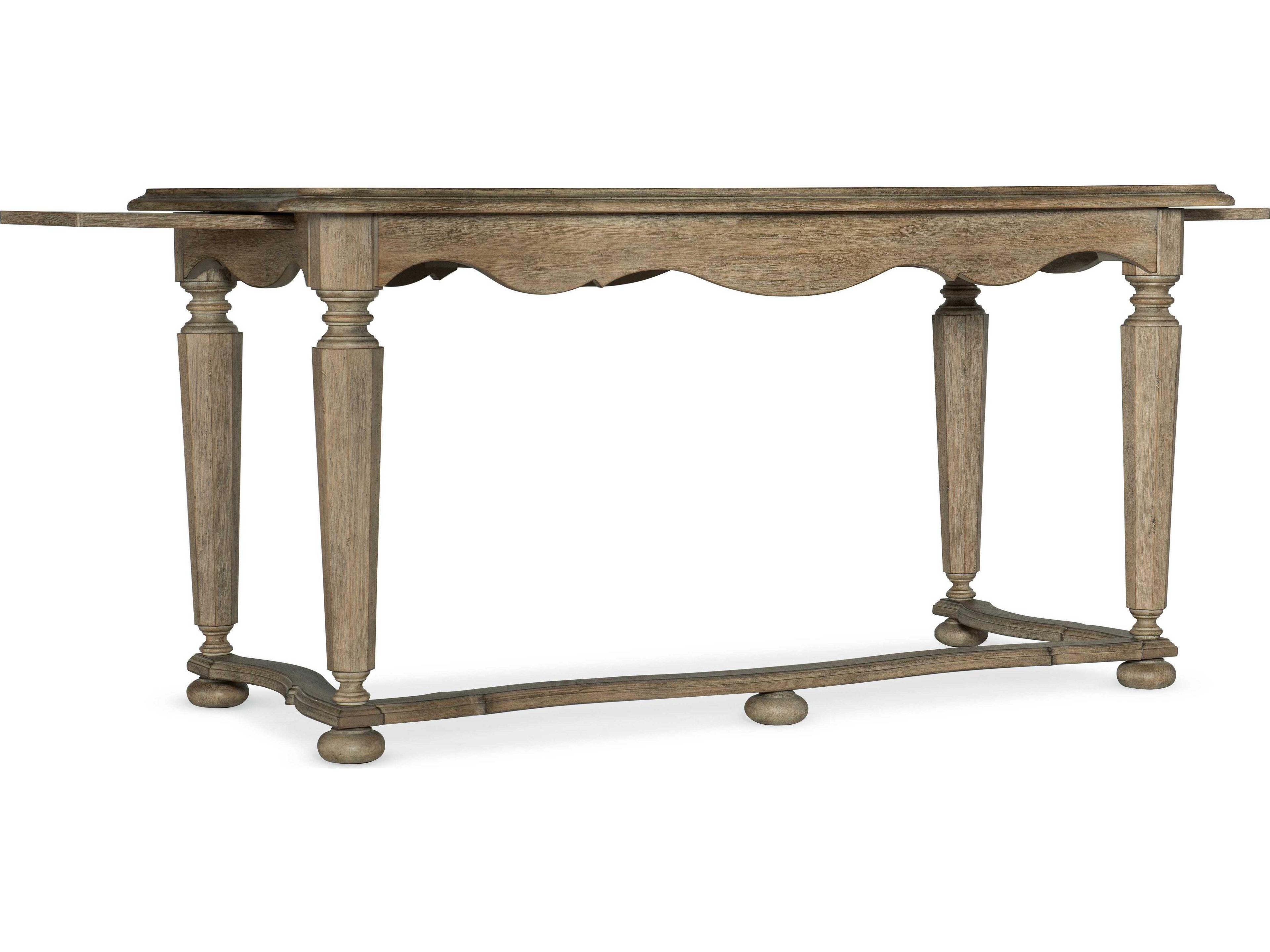 Hooker Furniture Work Your Way Corsica Light Wood Brown Acacia Writing Desk