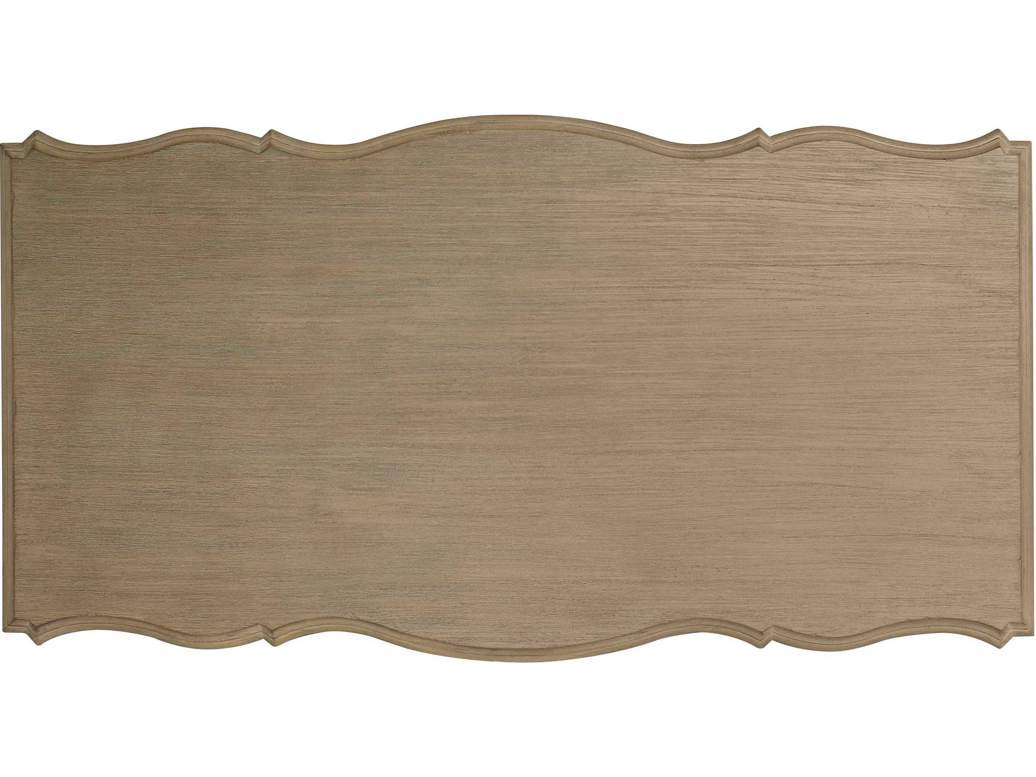 Hooker Furniture Work Your Way Corsica Junior Light Wood Brown Acacia Executive Desk