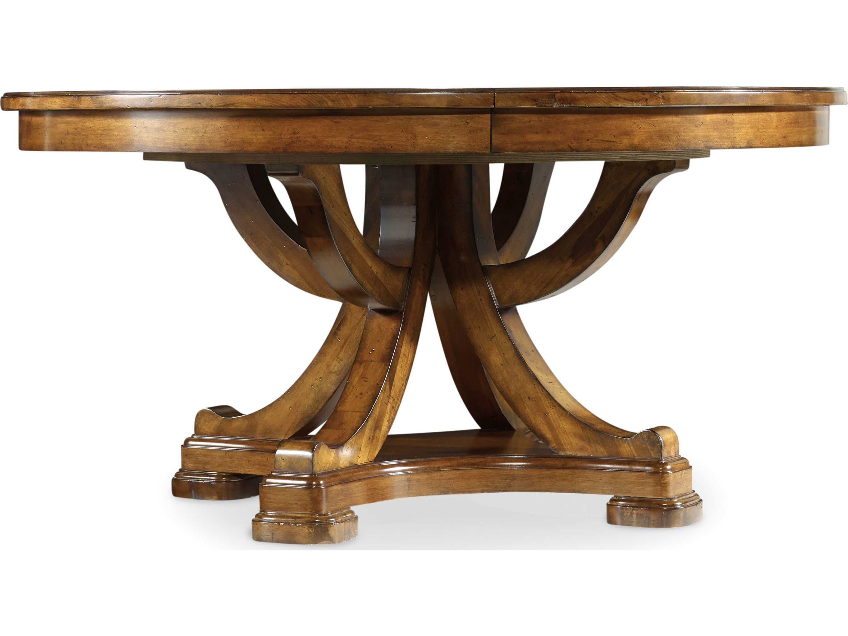 Hooker Furniture Tynecastle Extendable Round Wood Dining Table