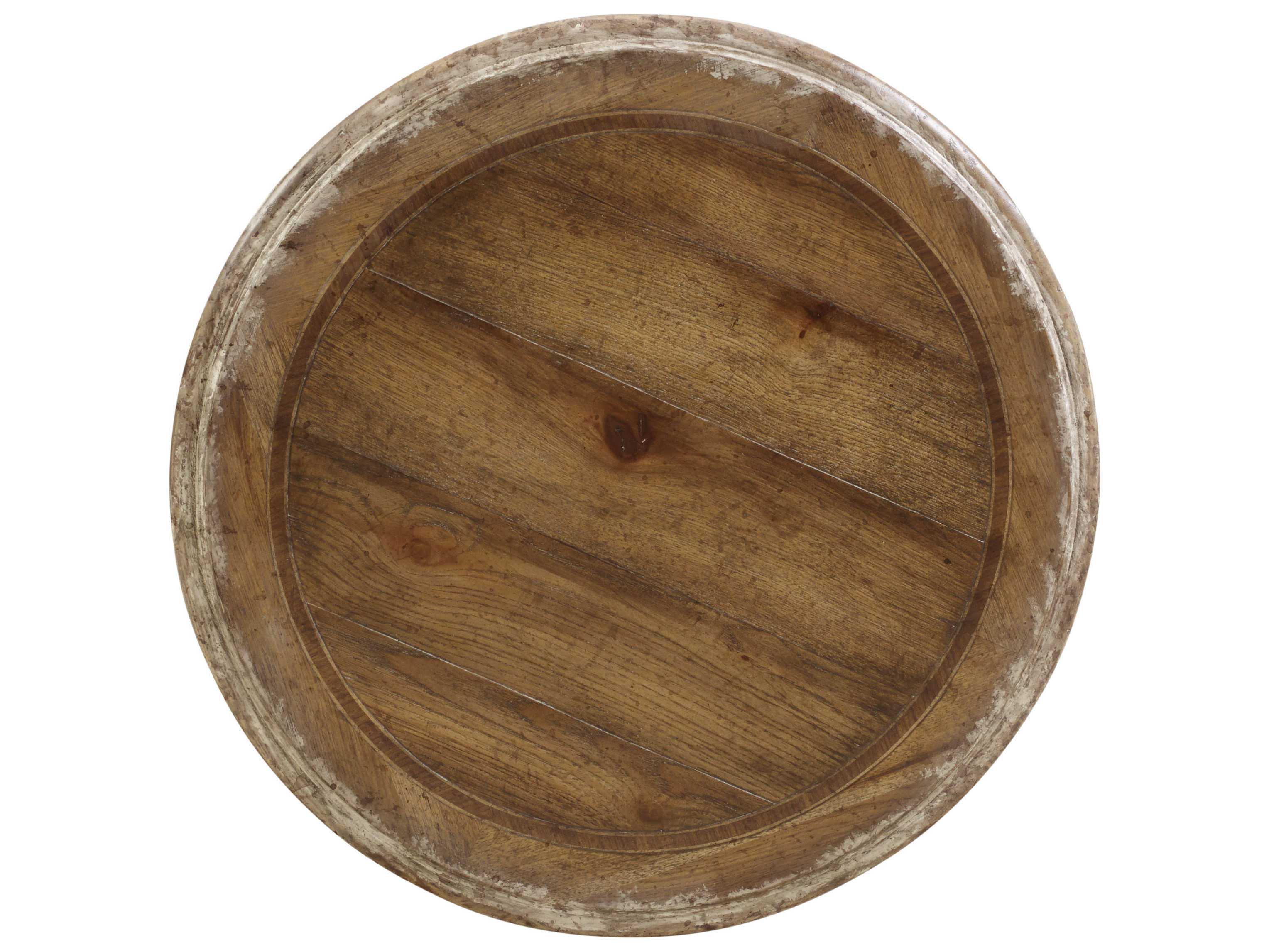 Hooker Furniture Chatelet Scroll Round Light Wood End Table