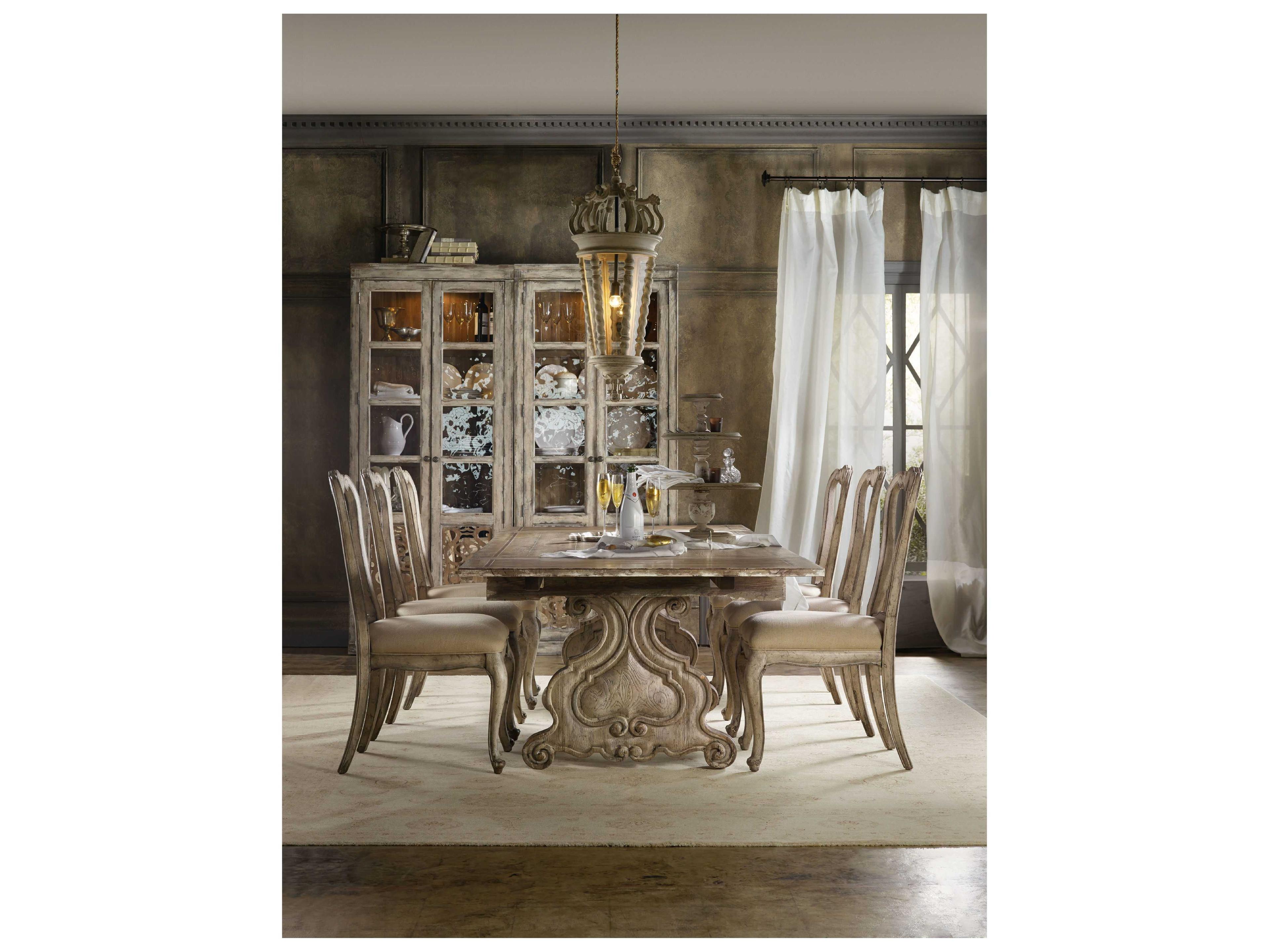 Luxecor Heritage Hardwood Light Wood Curio Display Cabinet