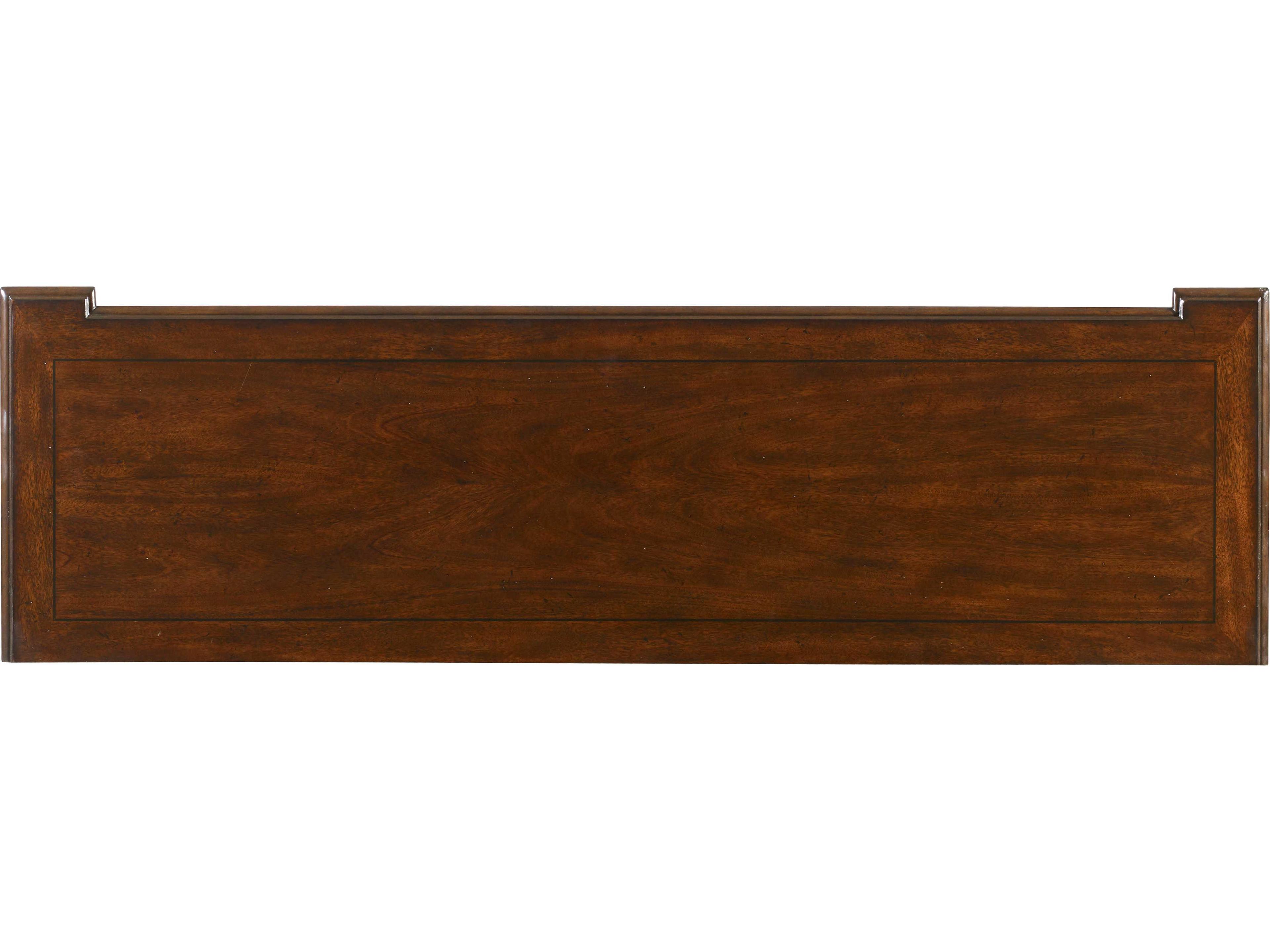 Hooker Furniture Leesburg 10-Drawers Brown Mahogany Wood Double Dresser