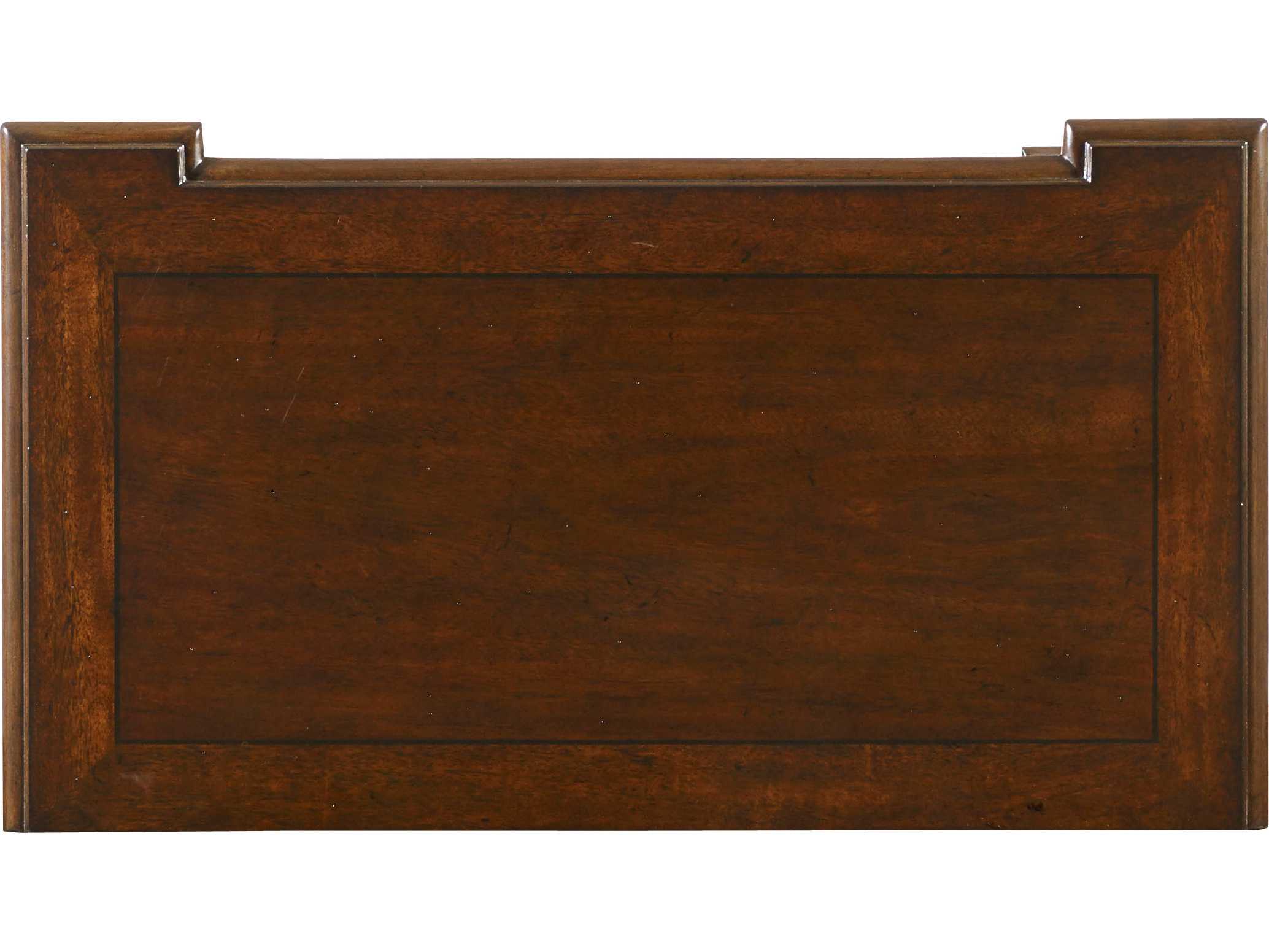 Hooker Furniture Leesburg 3-Drawers Brown Mahogany Wood Nightstand