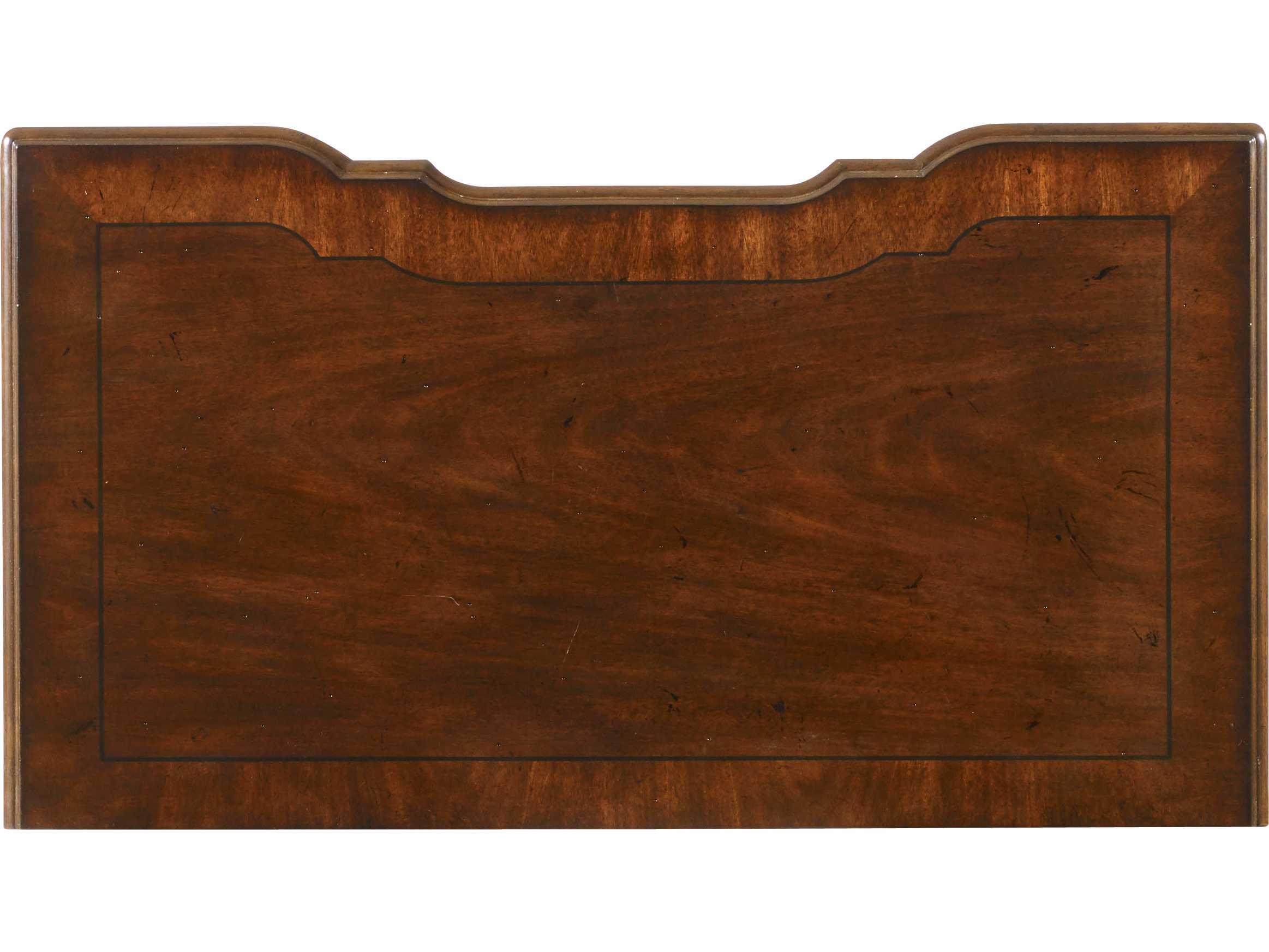 Hooker Furniture Leesburg Bachelor 3-Drawers Brown Mahogany Wood Chest Nightstand