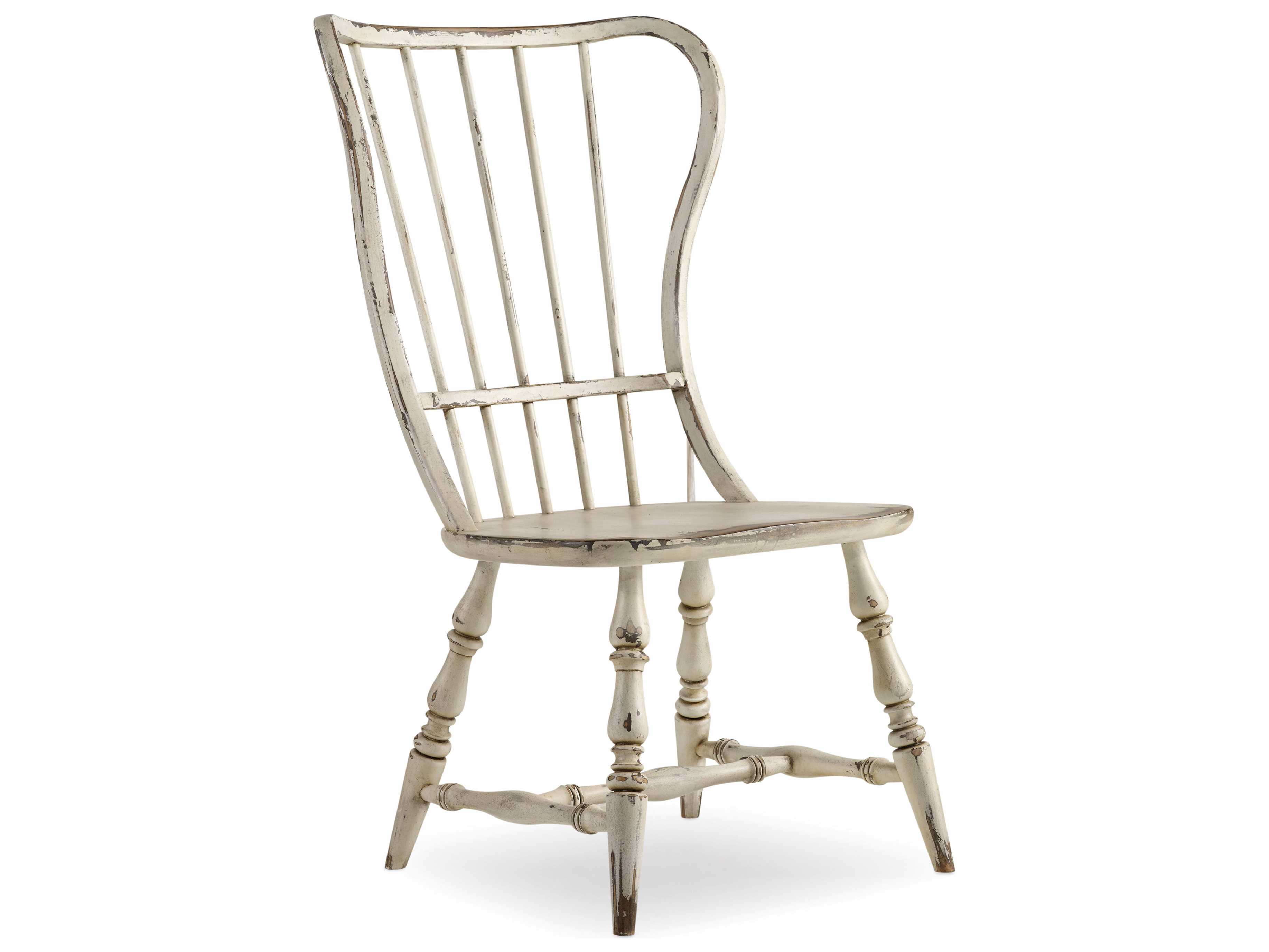 Hooker Furniture Sanctuary Birch Wood White Side Dining Chair