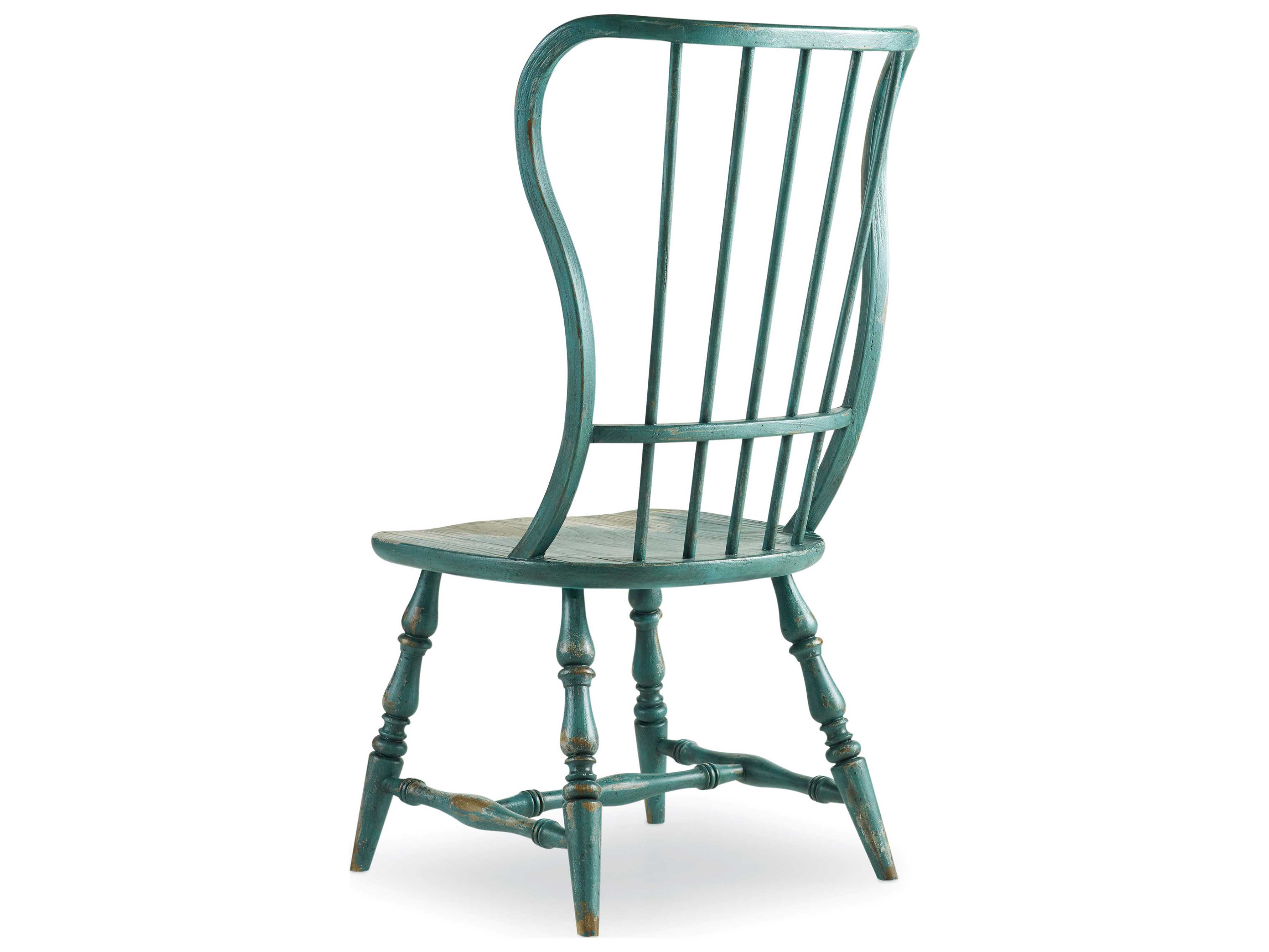 Hooker Furniture Sanctuary Hardwood Blue Side Dining Chair