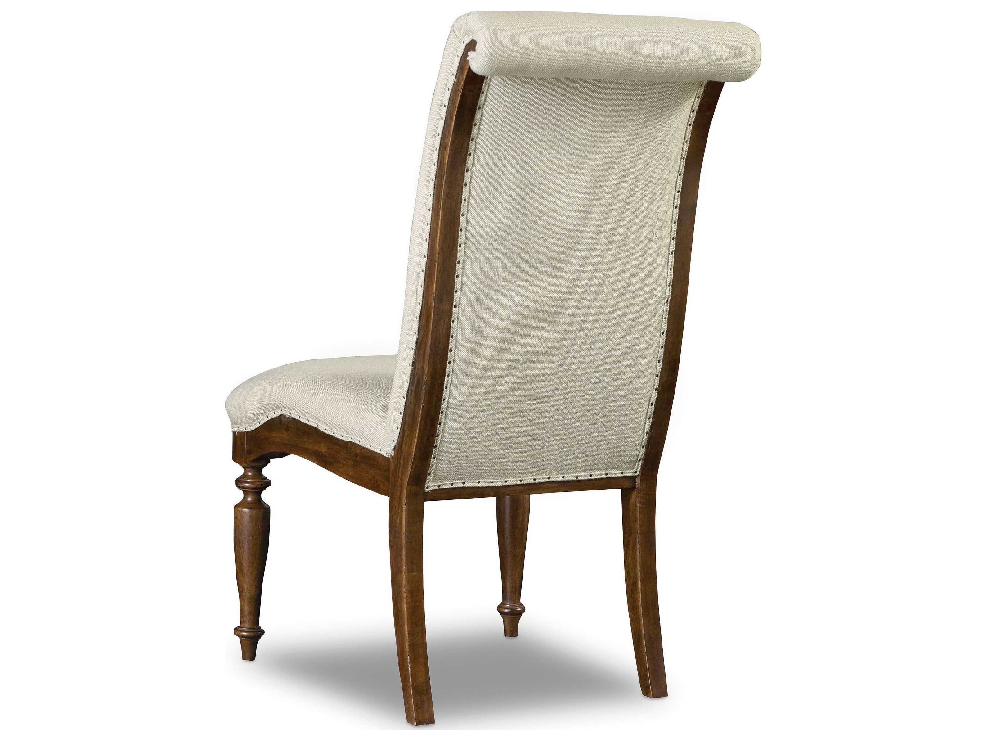 Hooker Furniture Archivist White Upholstered Side Dining Chair