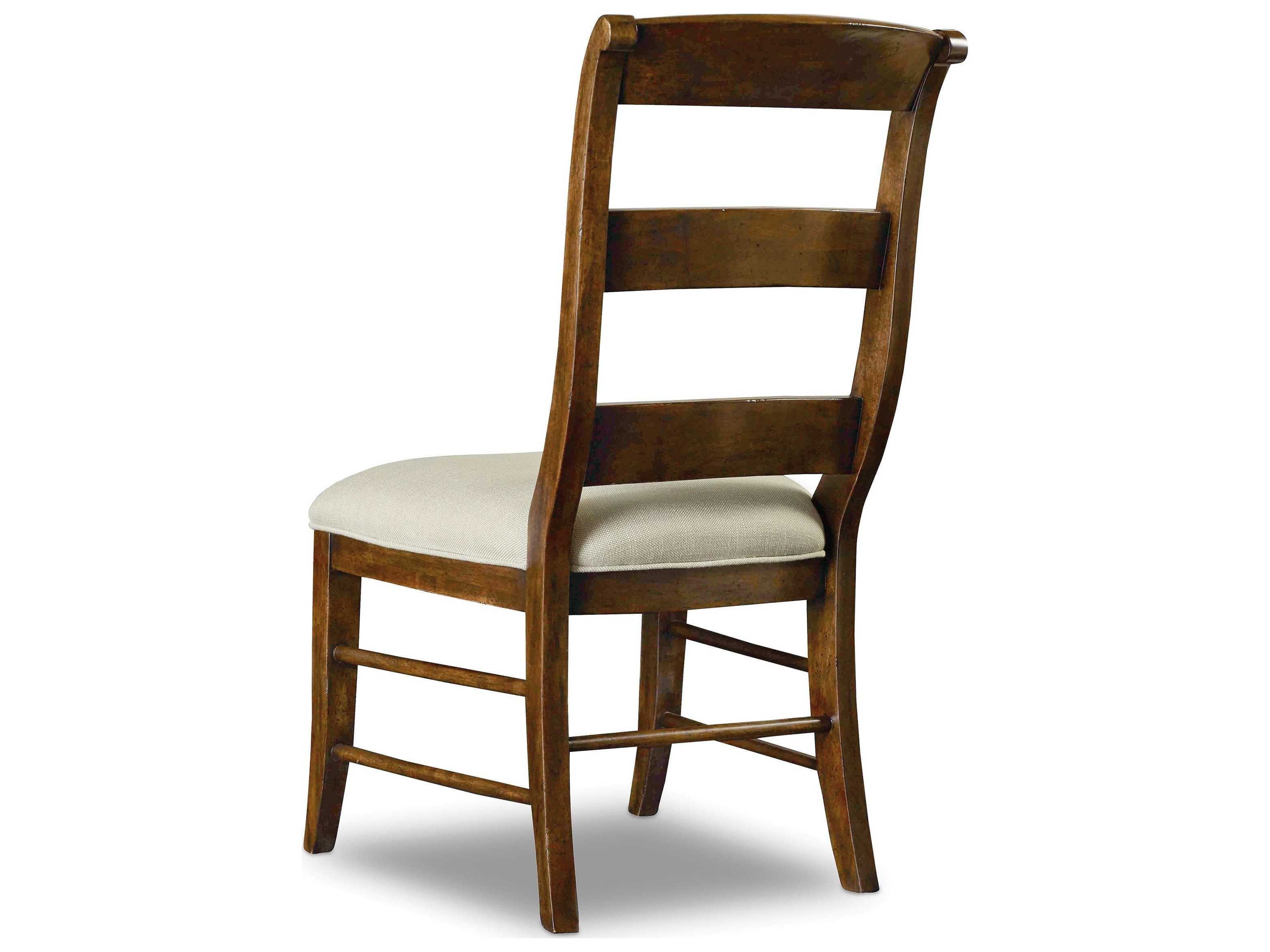 Hooker Furniture Archivist Brown Upholstered Side Dining Chair