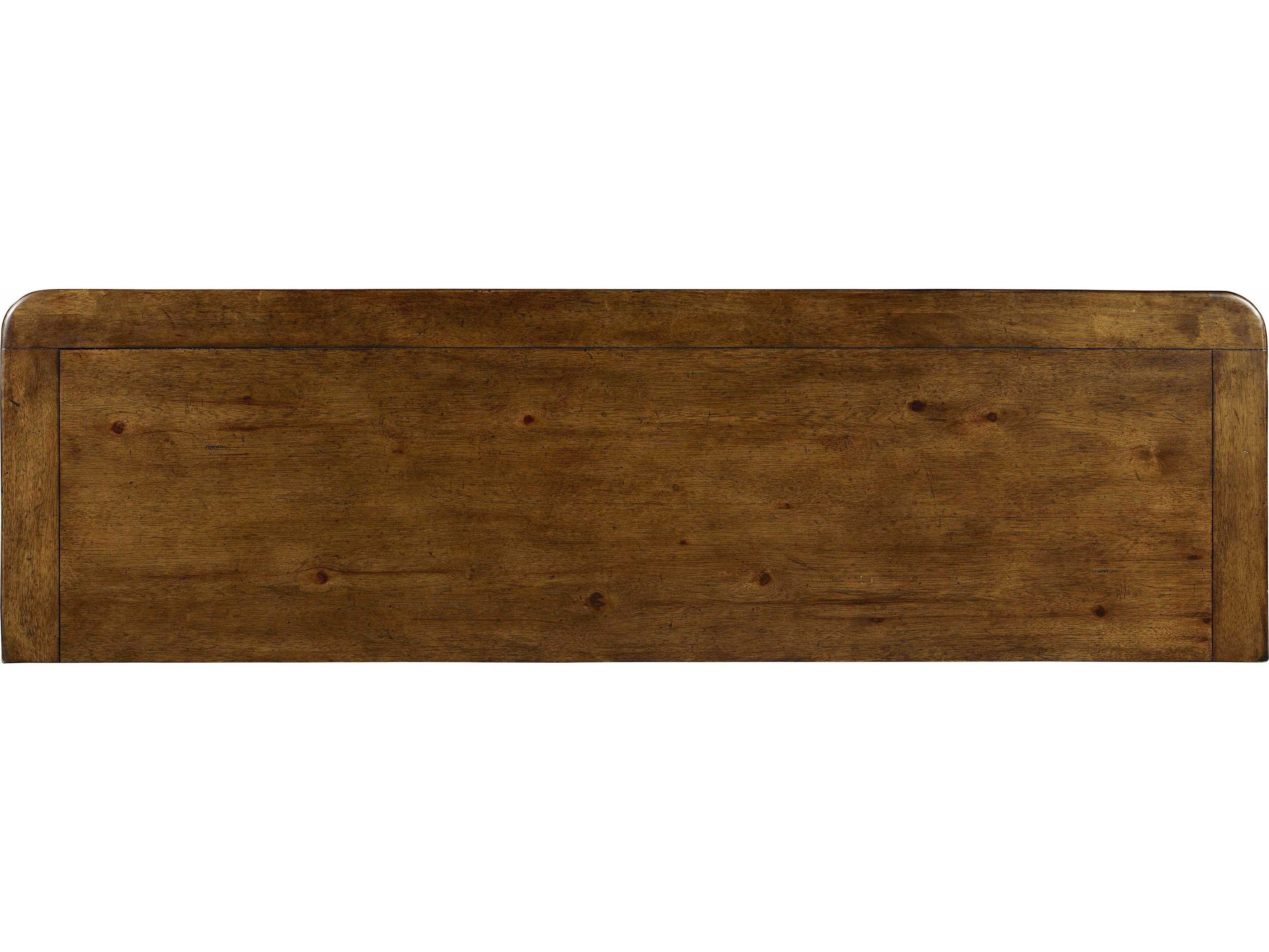 Hooker Furniture Archivist 9-Drawers Brown Rubberwood Double Dresser