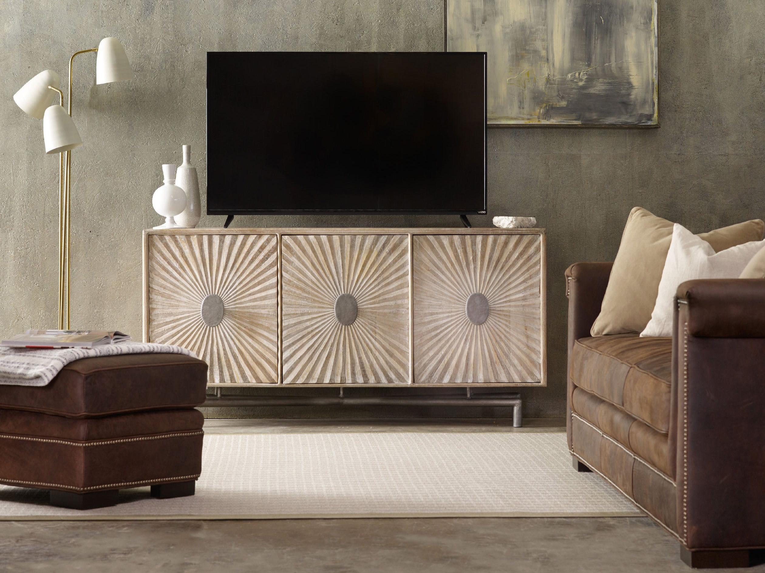 Luxecor 68" Mango Wood Light Media Console