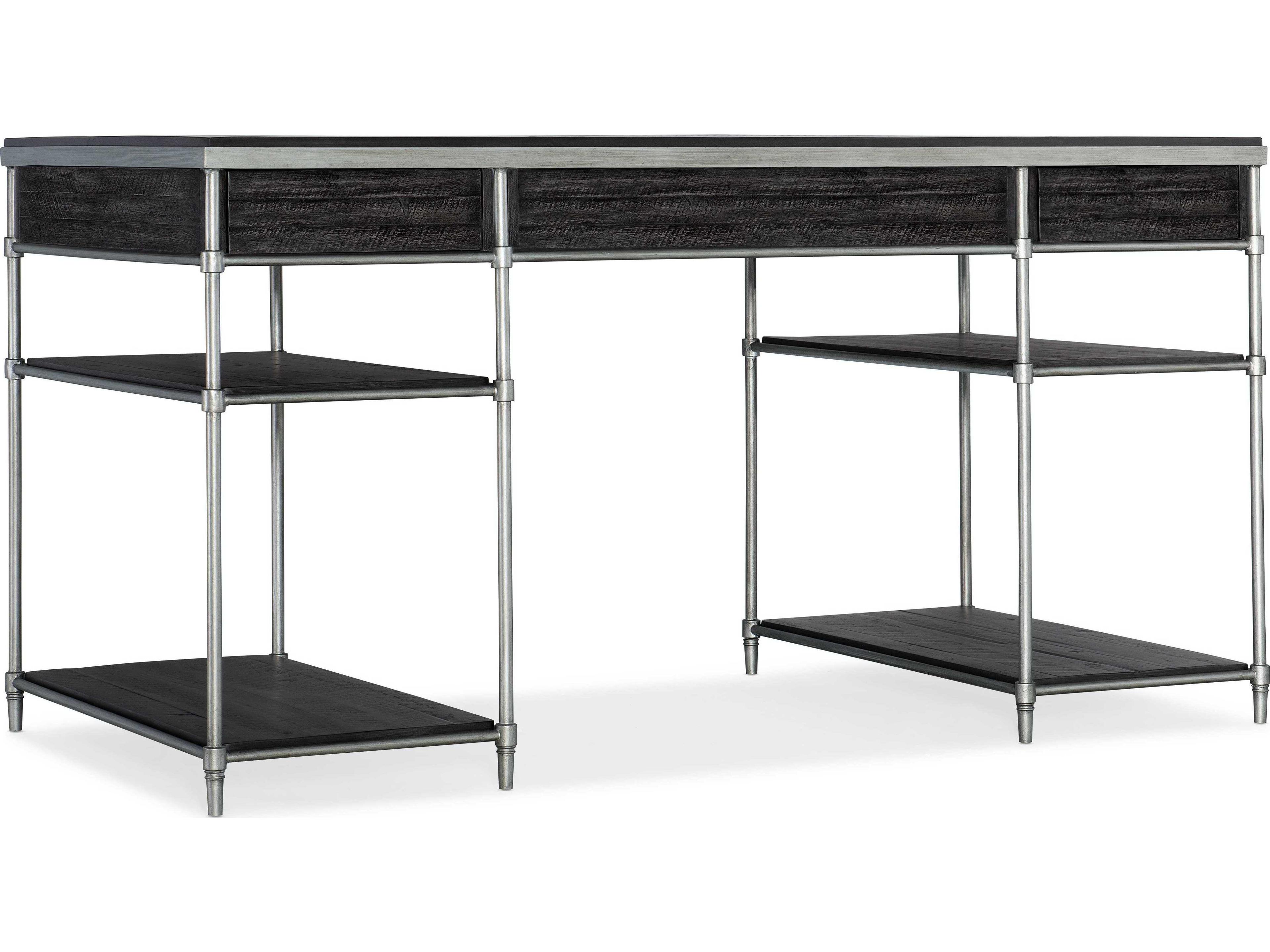 Hooker Furniture St Armand Black Acacia Wood Secretary Desk