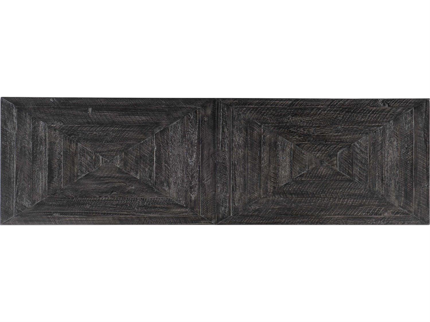 Hooker Furniture St Armand 60" Acacia Wood Black Brushed Pewter Media Console