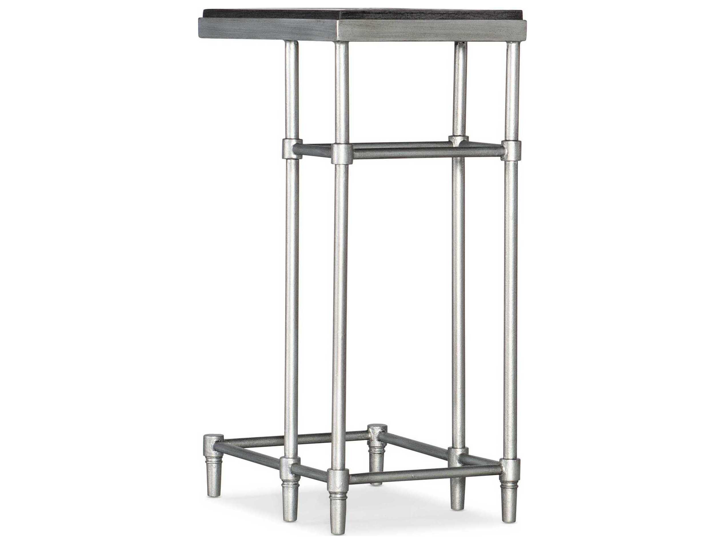 Hooker Furniture St Armand Rectangular Wood Black Brushed Pewter End Table