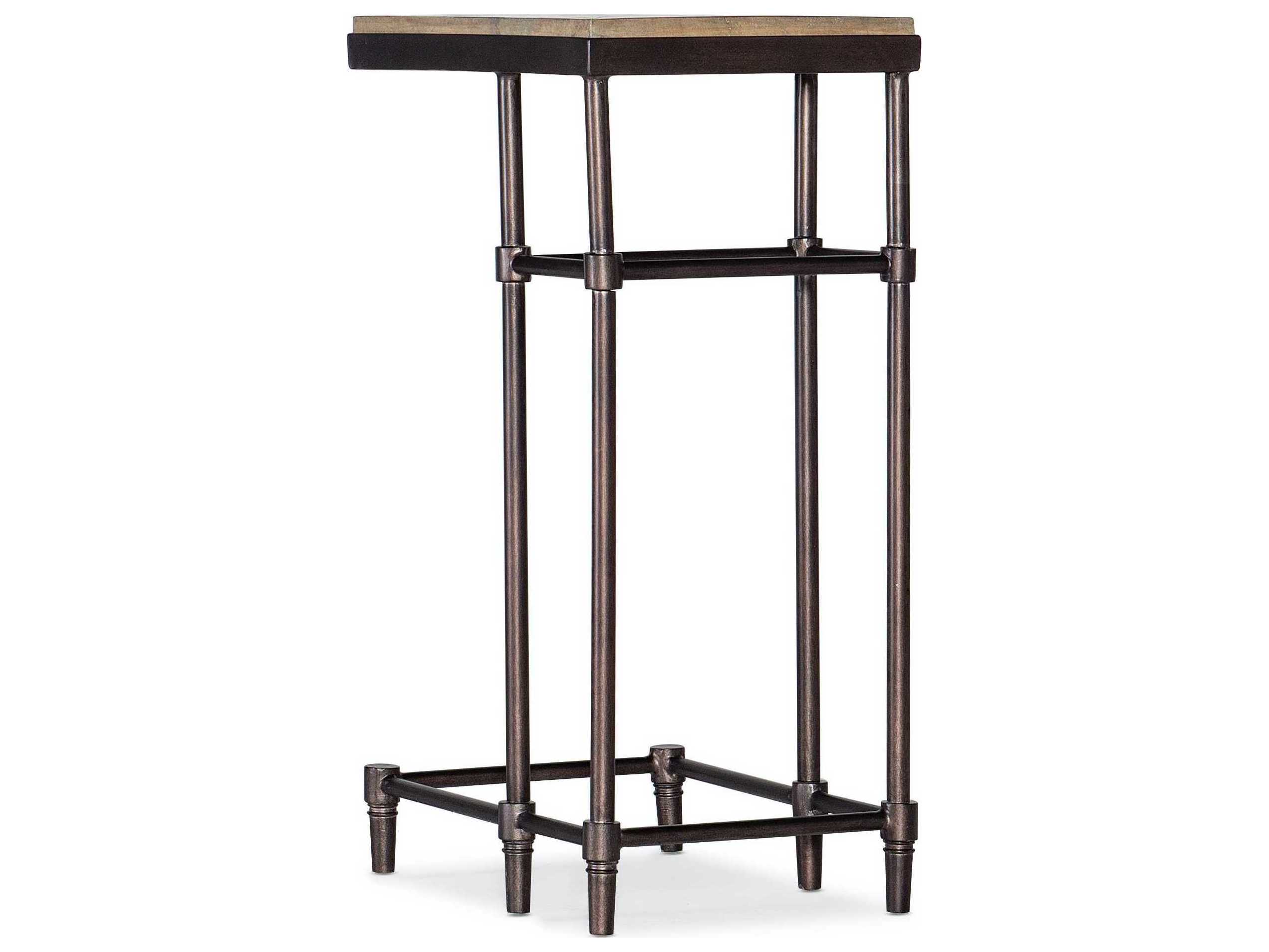 Hooker Furniture St Armand Rectangular Wood Light Natural Antique Bronze End Table