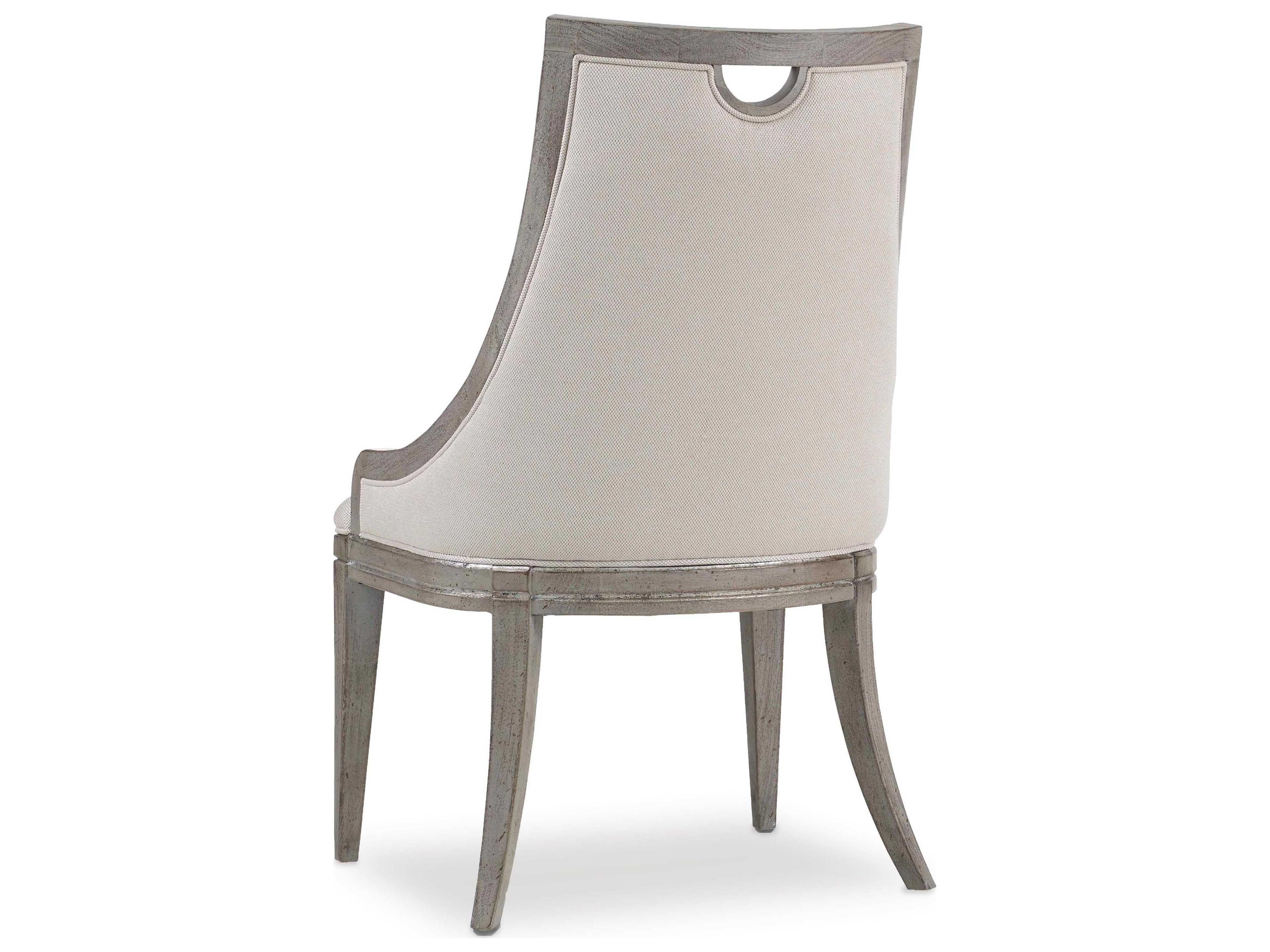 Hooker Furniture Sanctuary Hardwood Gray Upholstered Side Dining Chair