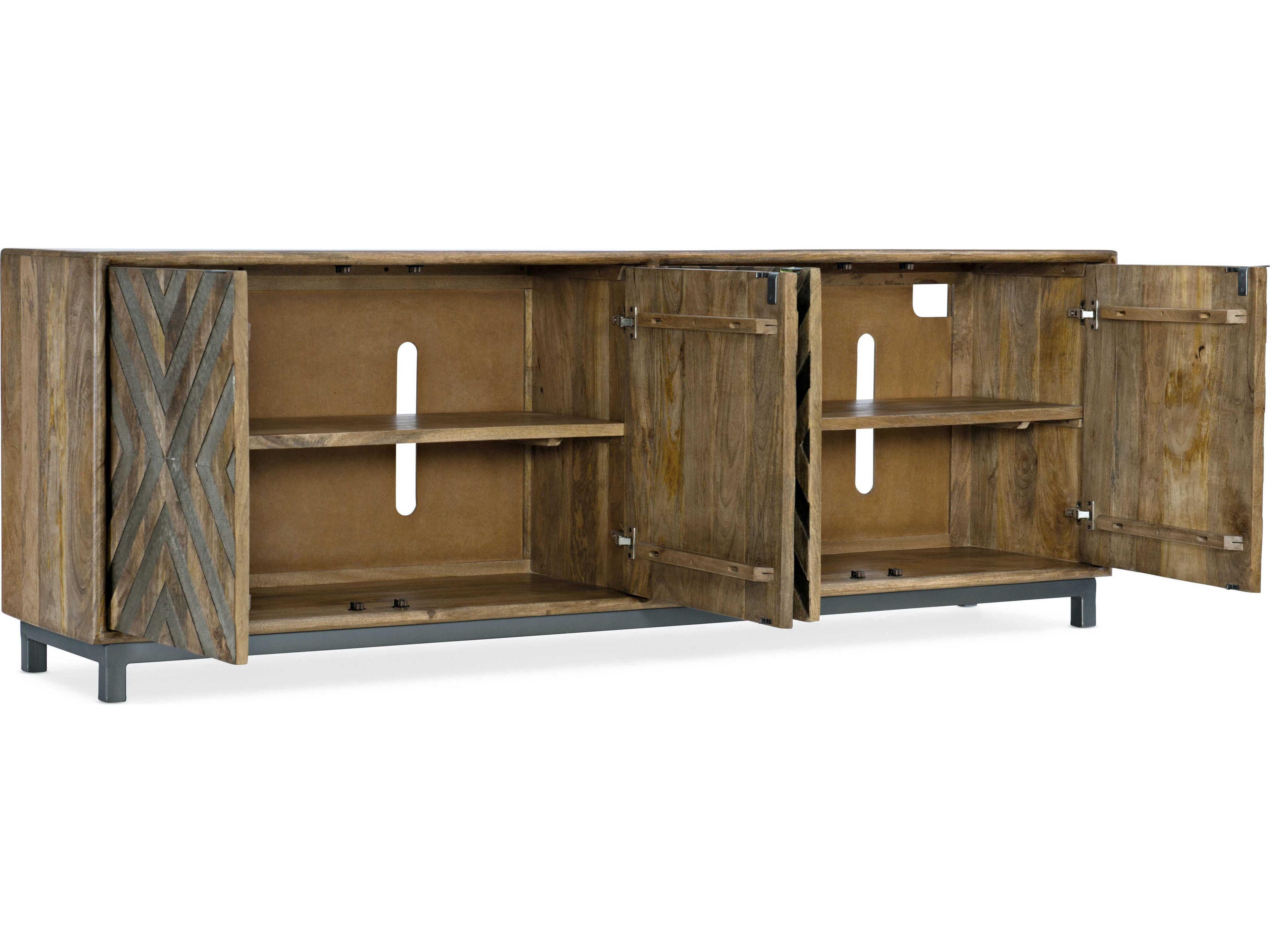 Luxecor Heritage 86" Mango Wood Media Console