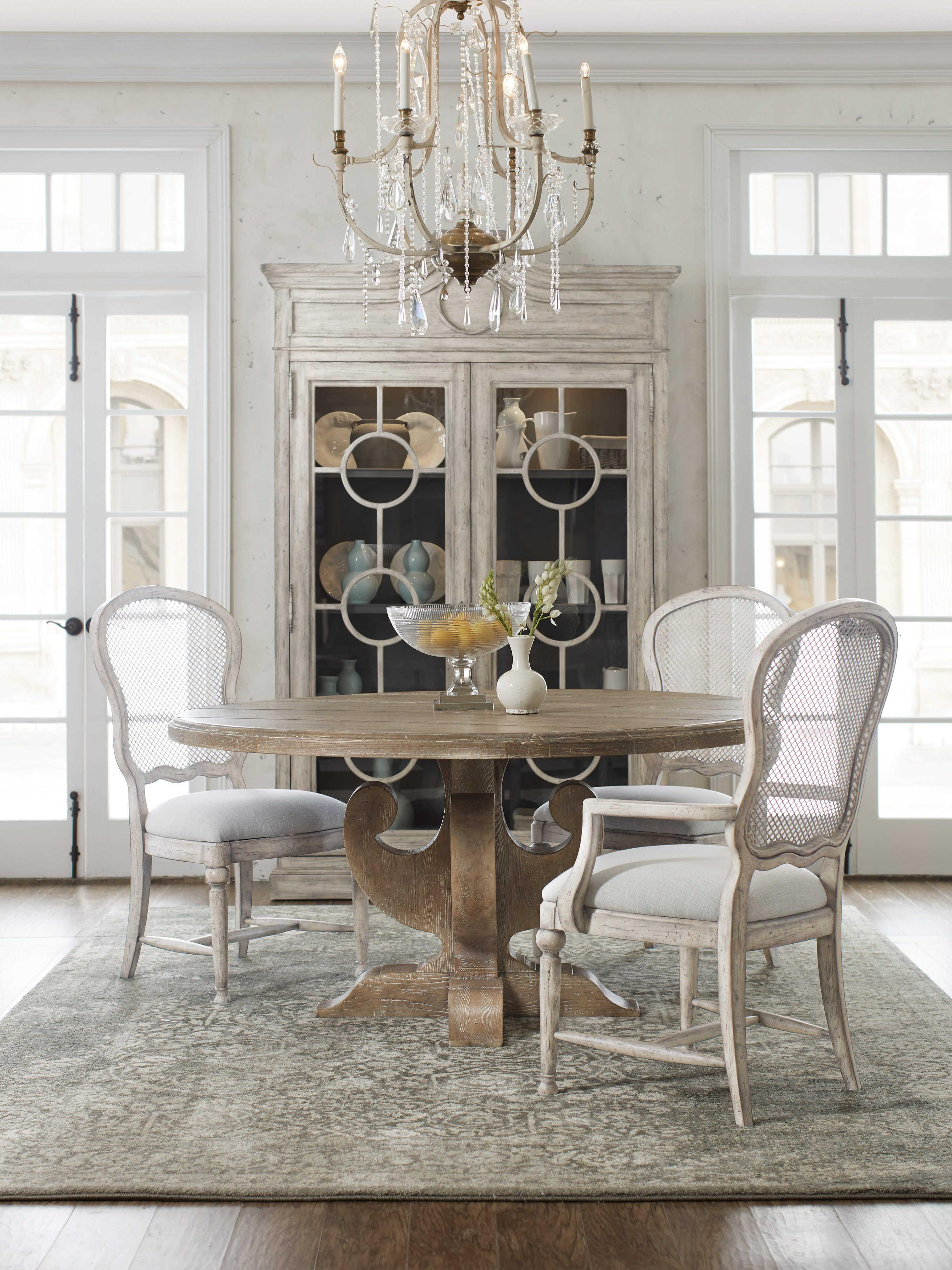 Hooker Furniture Boheme Hardwood Gray Upholstered Side Dining Chair