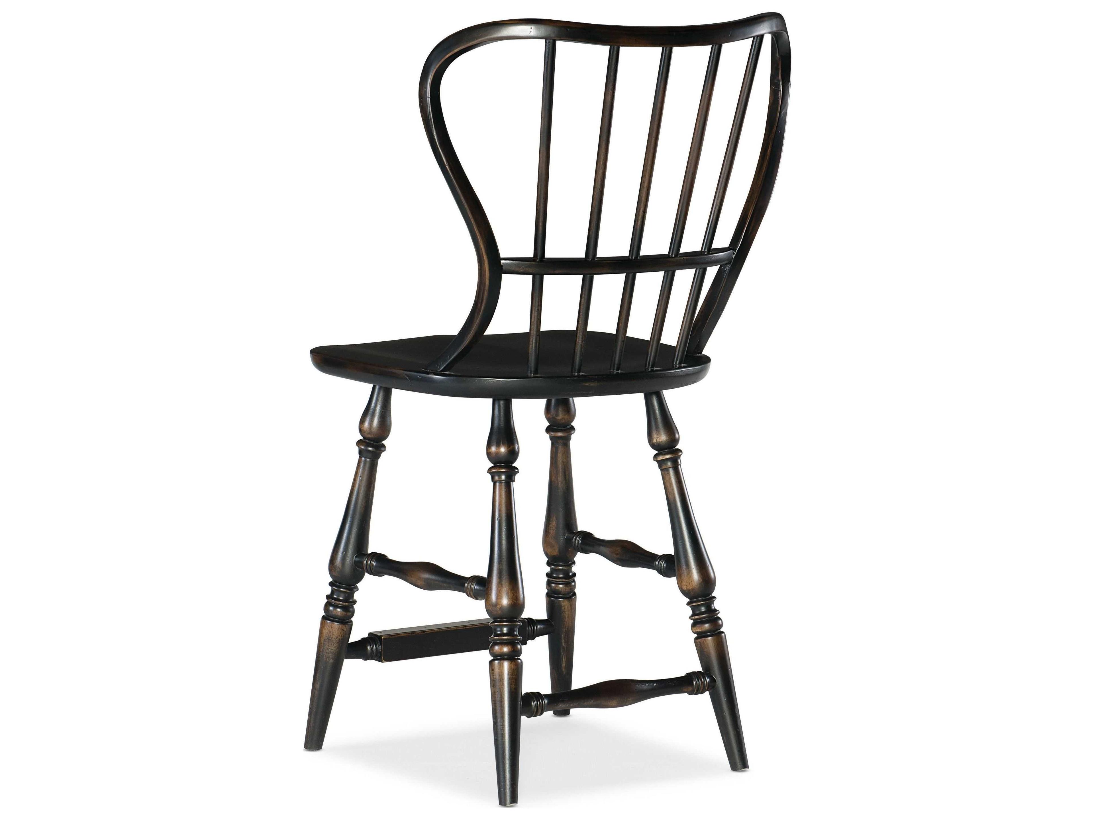 Hooker Furniture Ciao Bella Poplar Wood Black Counter Stool