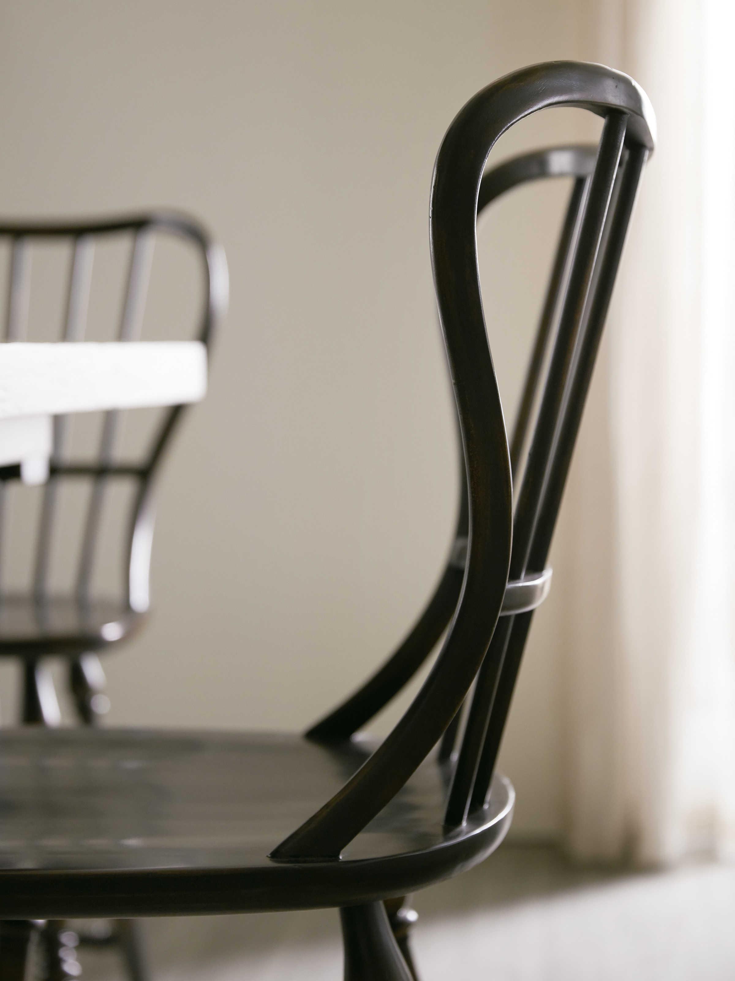 Hooker Furniture Ciao Bella Poplar Wood Black Counter Stool