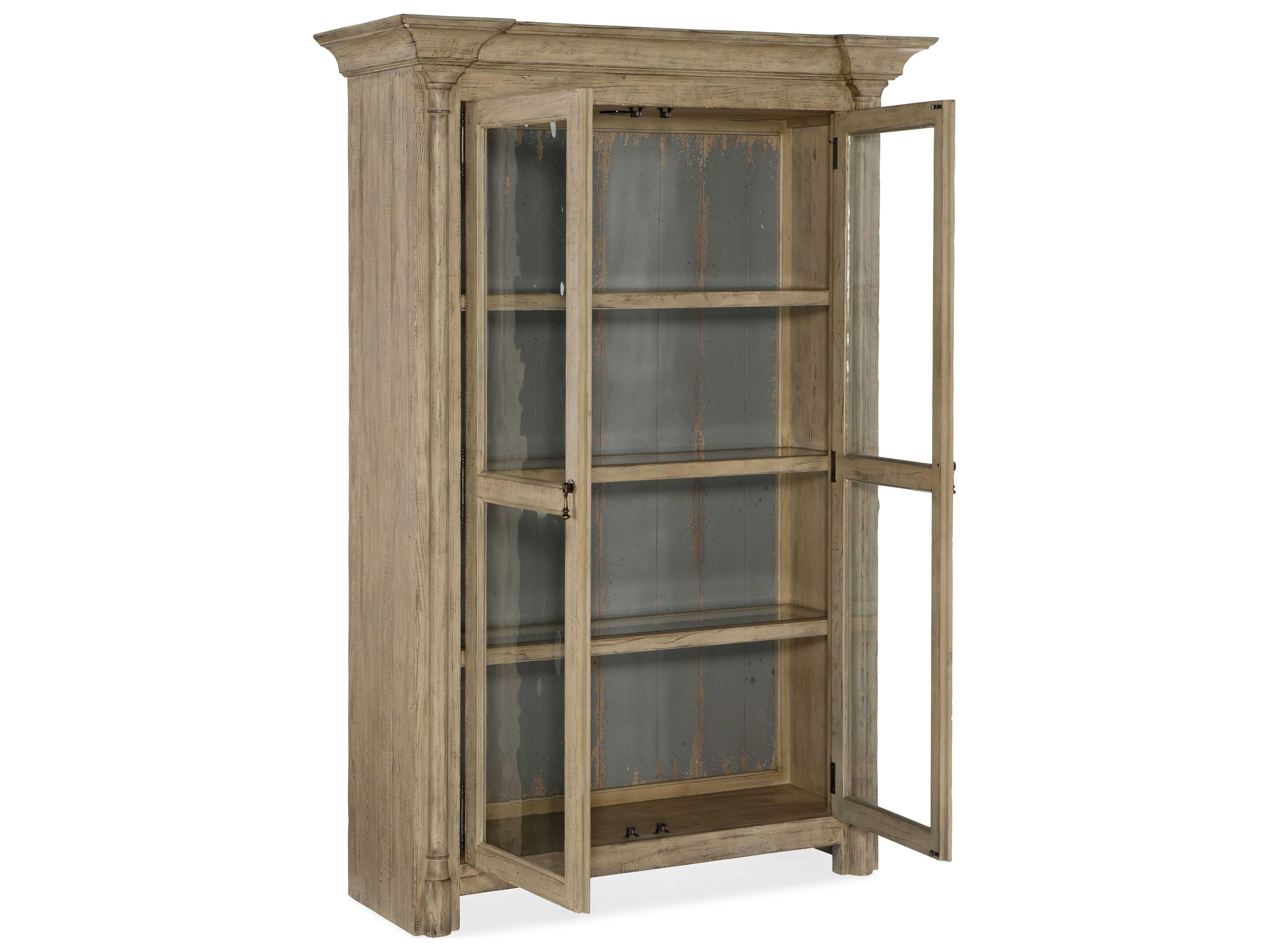 Hooker Furniture Ciao Bella Hardwood Light Wood Display Cabinet