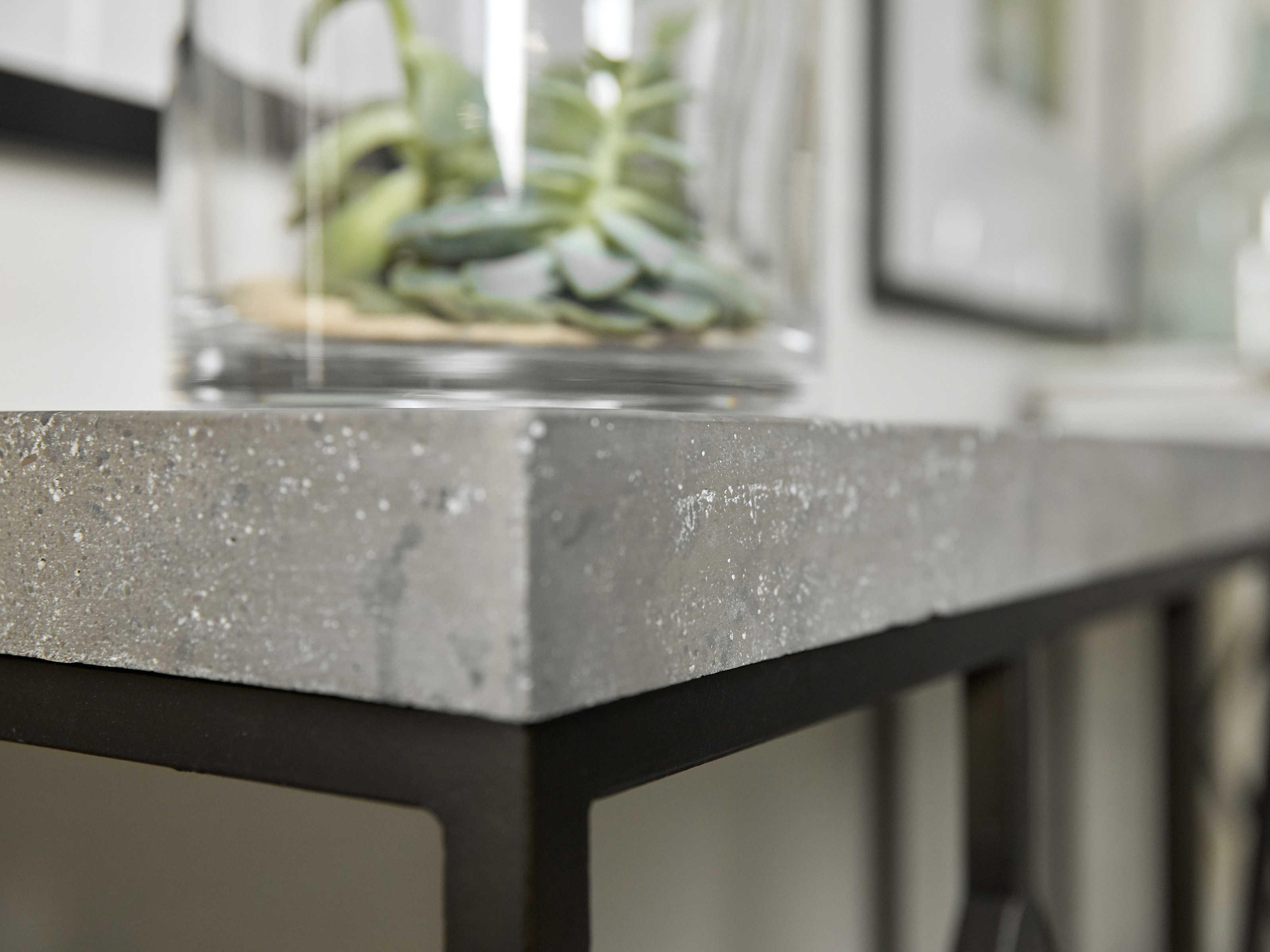 Luxecor Heritage Rectangular Gray Console Table