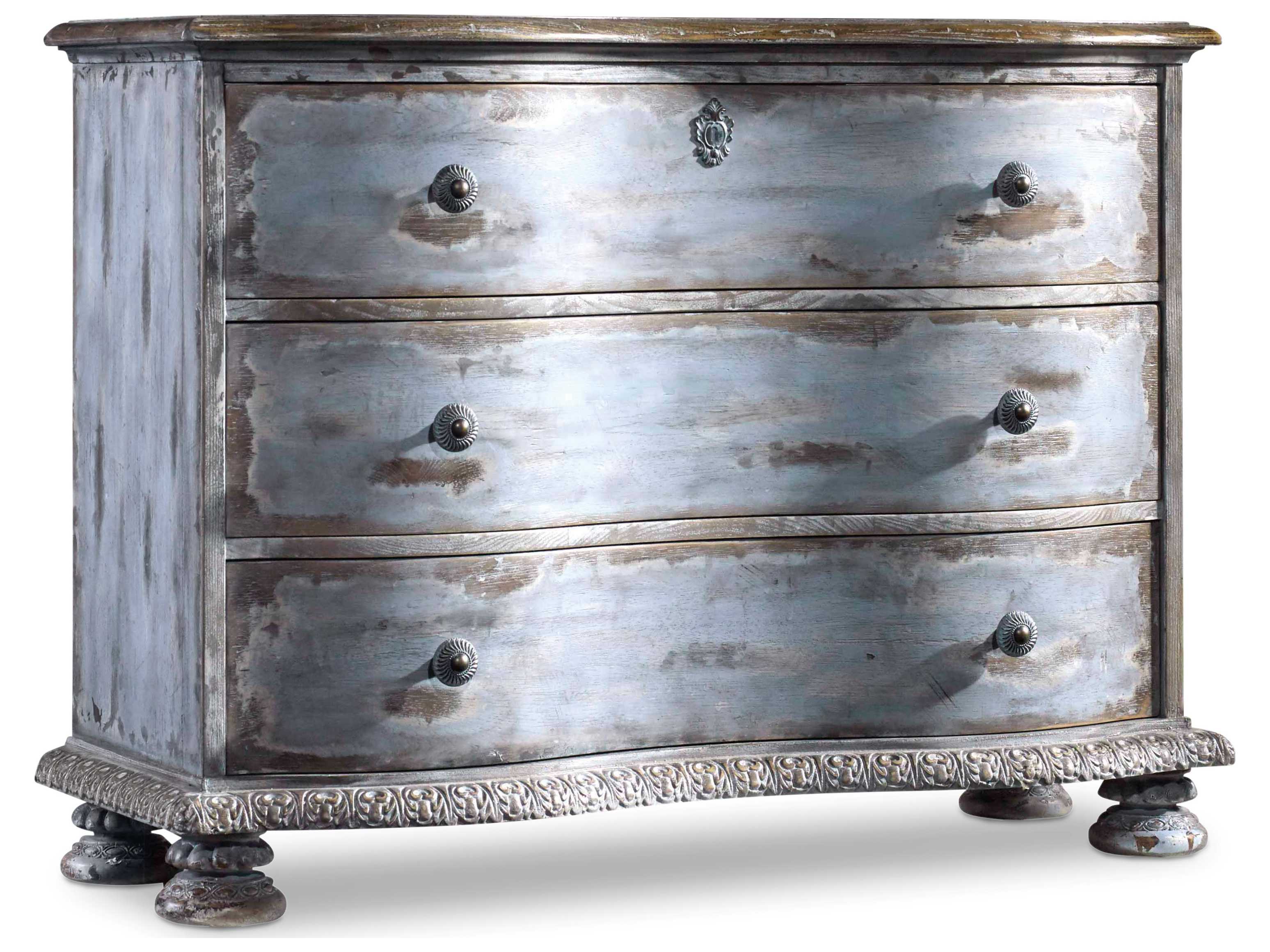 Hooker Furniture Chatelet 3-Drawers Blue Hardwood Accent Chest