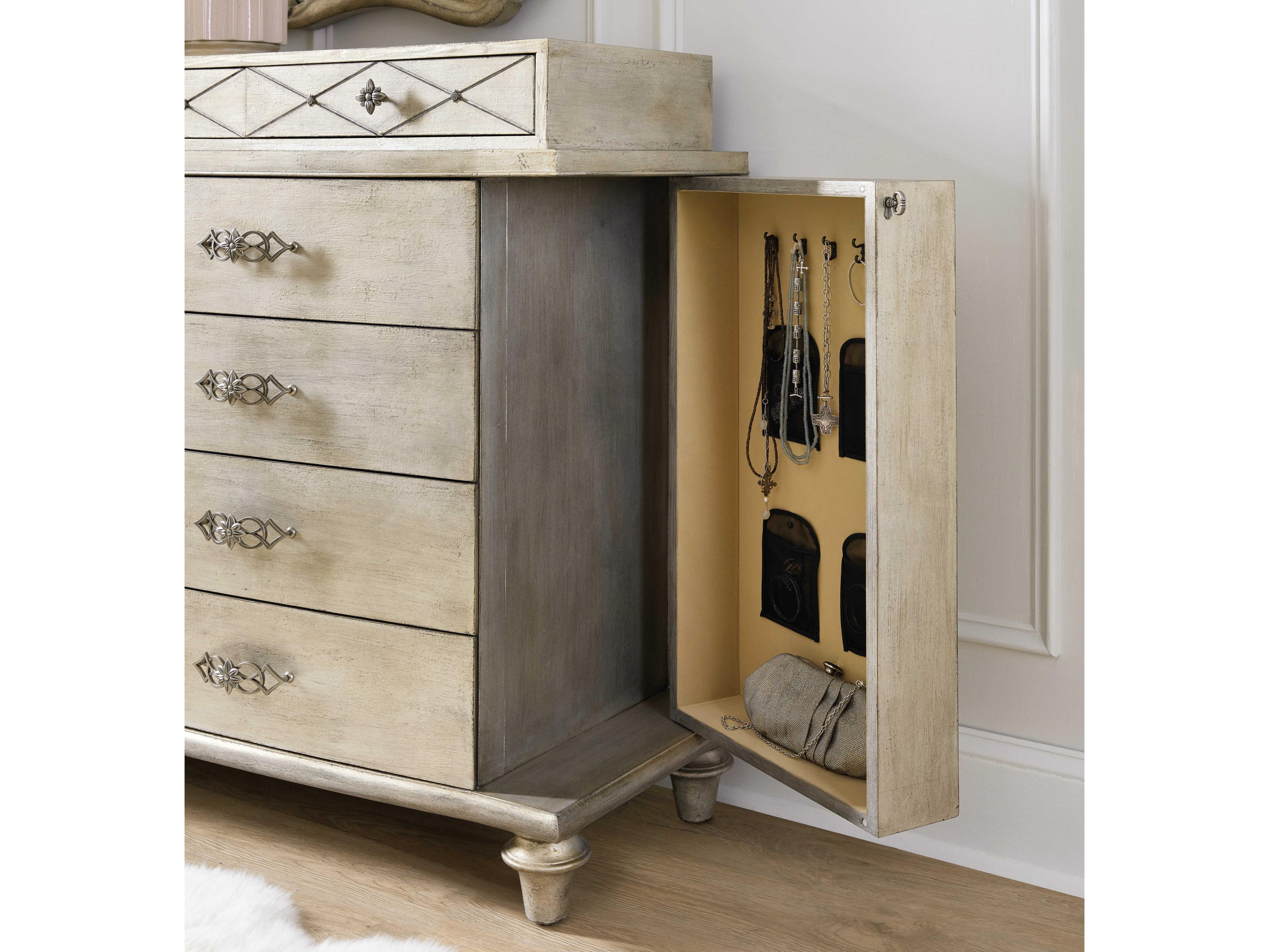 Hooker Furniture Sanctuary 2 Diamont 11-Drawers Hardwood Double Dresser