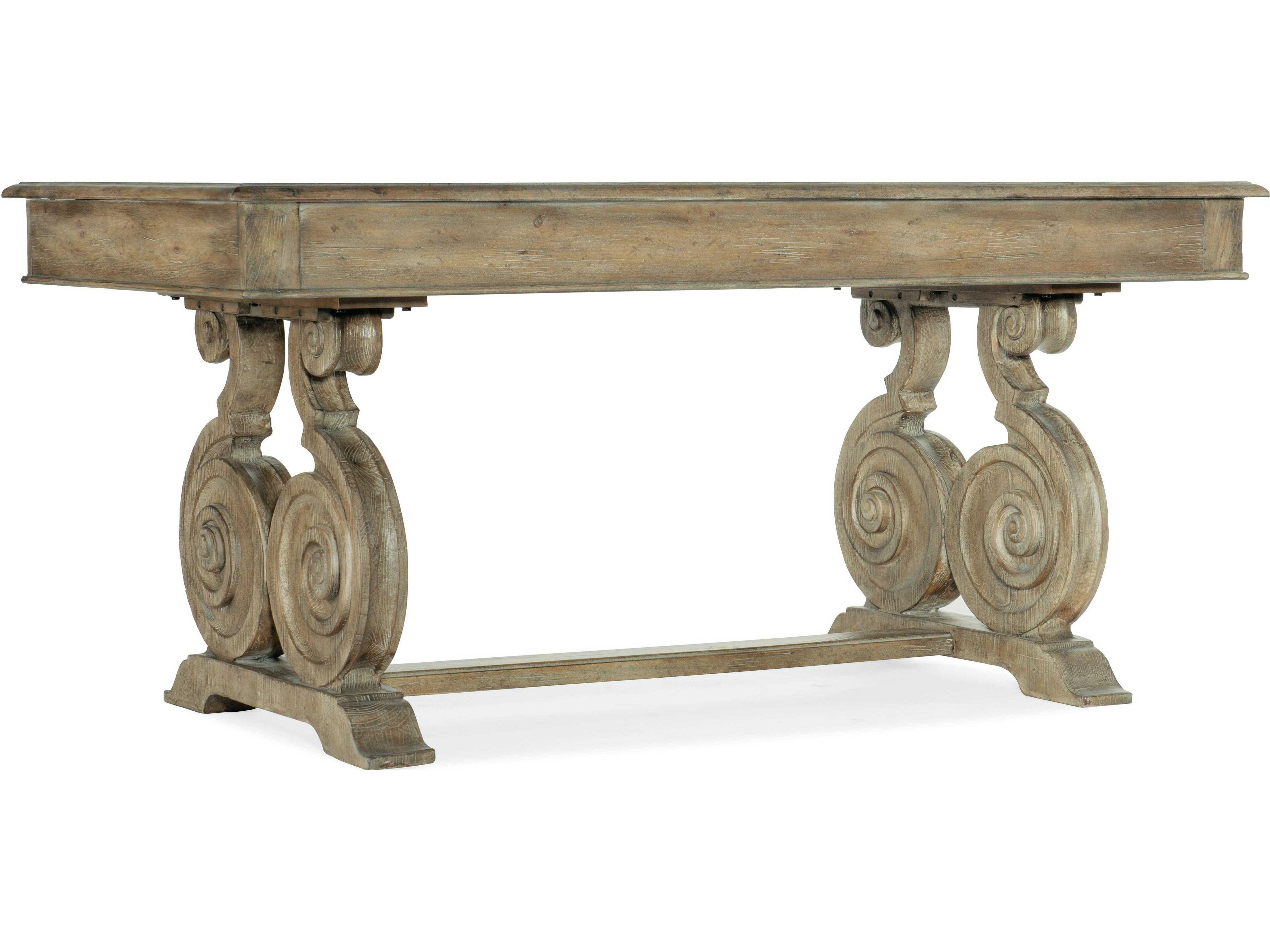 Hooker Furniture Castella Antique Slate Brown Ash Wood Writing Desk