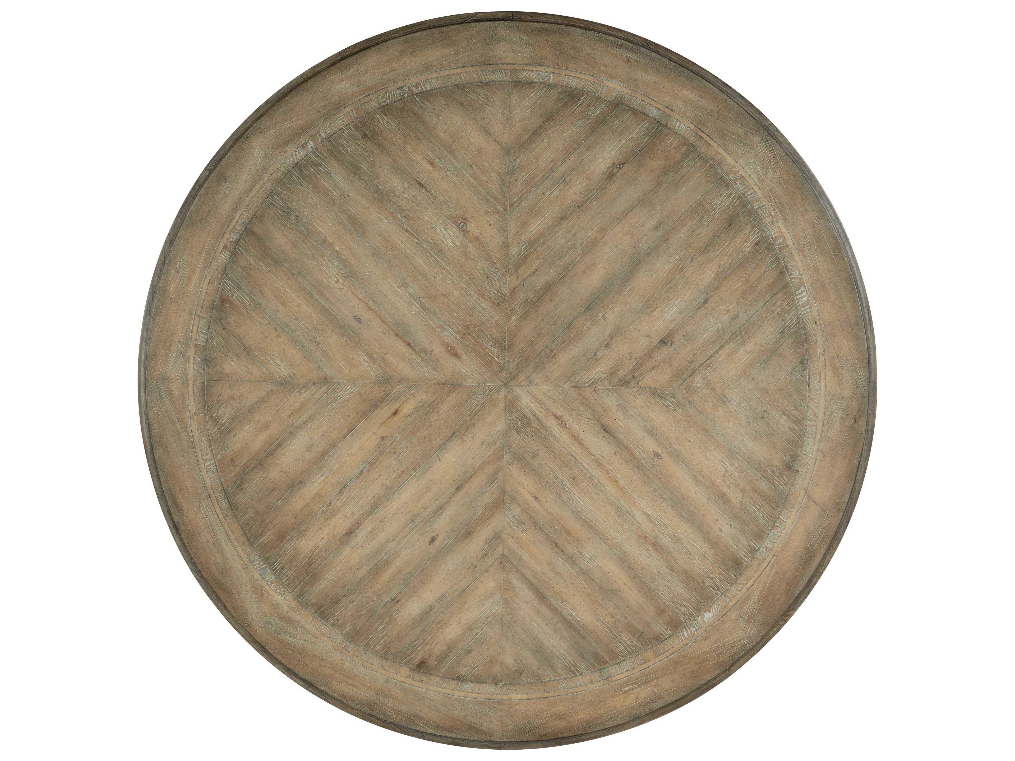 Hooker Furniture Castella Round Wood Antique Slate Dining Table