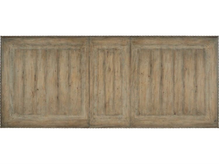 Hooker Furniture Castella Extendable Rectangular Wood Antique Slate Dining Table